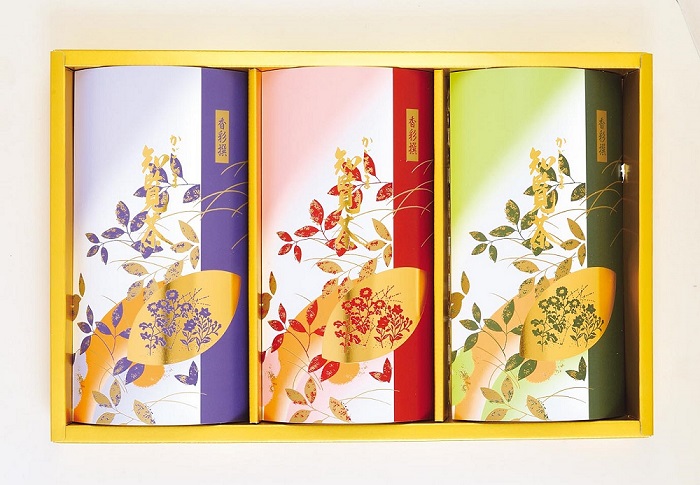 S-2 知覧茶３種詰め合わせ(後岳100g・翠光100g・緑誠100g)