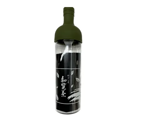 S-12 冷茶ボトル (知覧茶柄入り) 緑  750ml