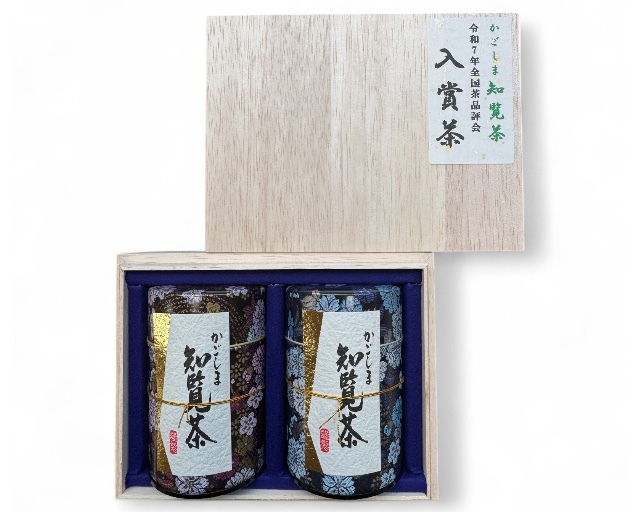 冬-7 入賞茶(100g)2缶入(木箱入)