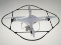 【軽量で最強のドローン用プロペラガード ドライカーボン製】　安全ドローンガード DJI Phantom4専用 TYPE-1（シリーズ最軽量タイプ）