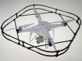 【軽量で最強のドローン用プロペラガード ドライカーボン製】 安全ドローンガード DJI Phantom4専用 TYPE-2（２重タイプ）