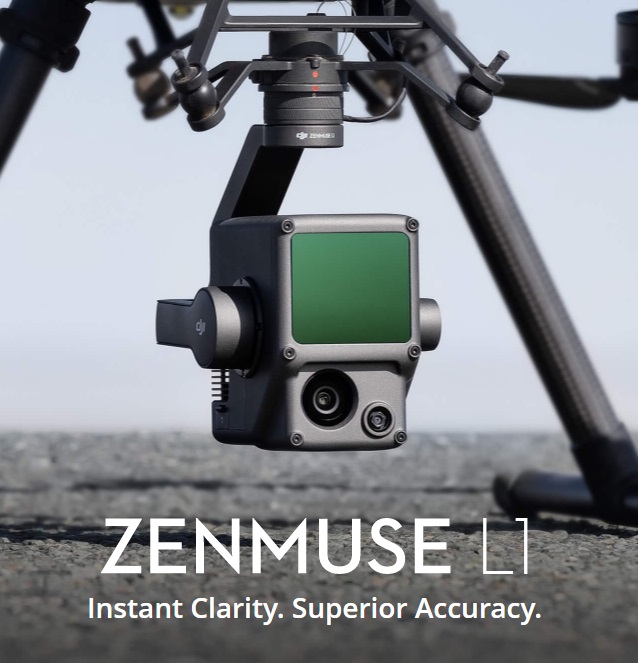 DJI Zenmuse L1（LiDAR測量カメラ）