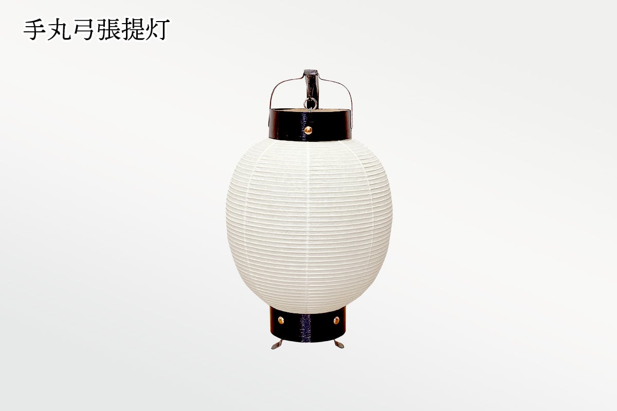 弓形提灯 丸型〈和紙〉