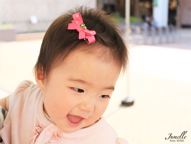 【親子お揃いプレゼント】ジュメル神戸ベビーヘアクリップ画像【出産祝い/誕生日/ジュメル神戸】
