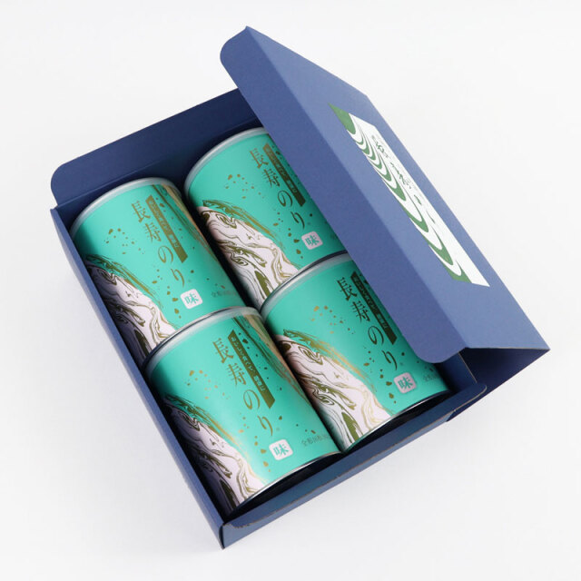 長寿のり　ジャンボ缶4本詰め合わせ(味のり4本）