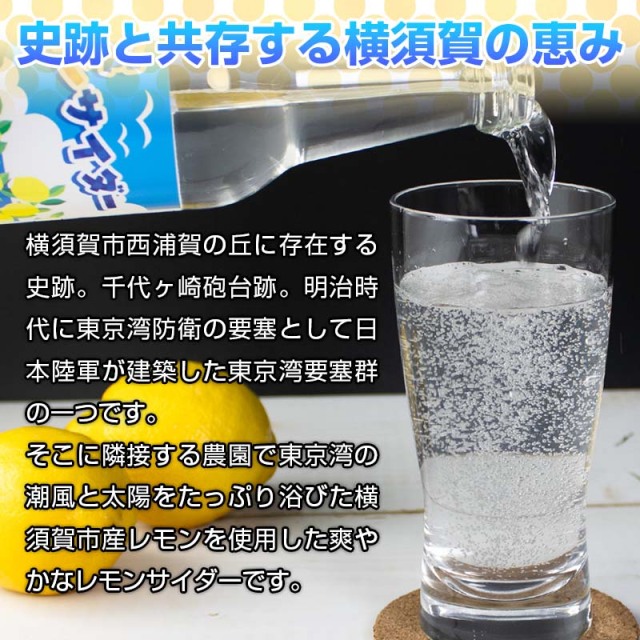 調味商事 横須賀レモンサイダー 340ml 1本 ガラスびん 炭酸飲料