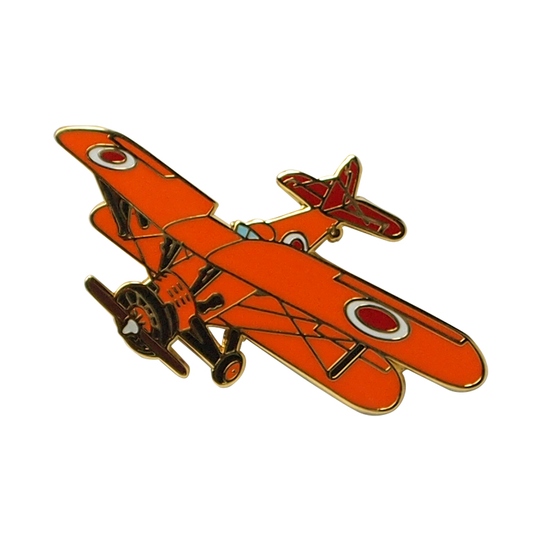 航空機ピンバッジシリーズ 九三式中間練習機「赤とんぼ」 【ゆうパケット対応】