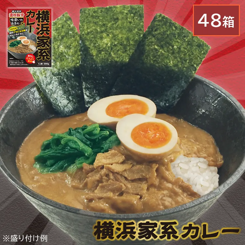 横浜家系カレー。48個入り。
