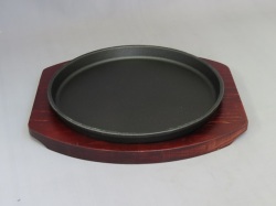 MTI　鉄ステーキ皿22cm（丸型）