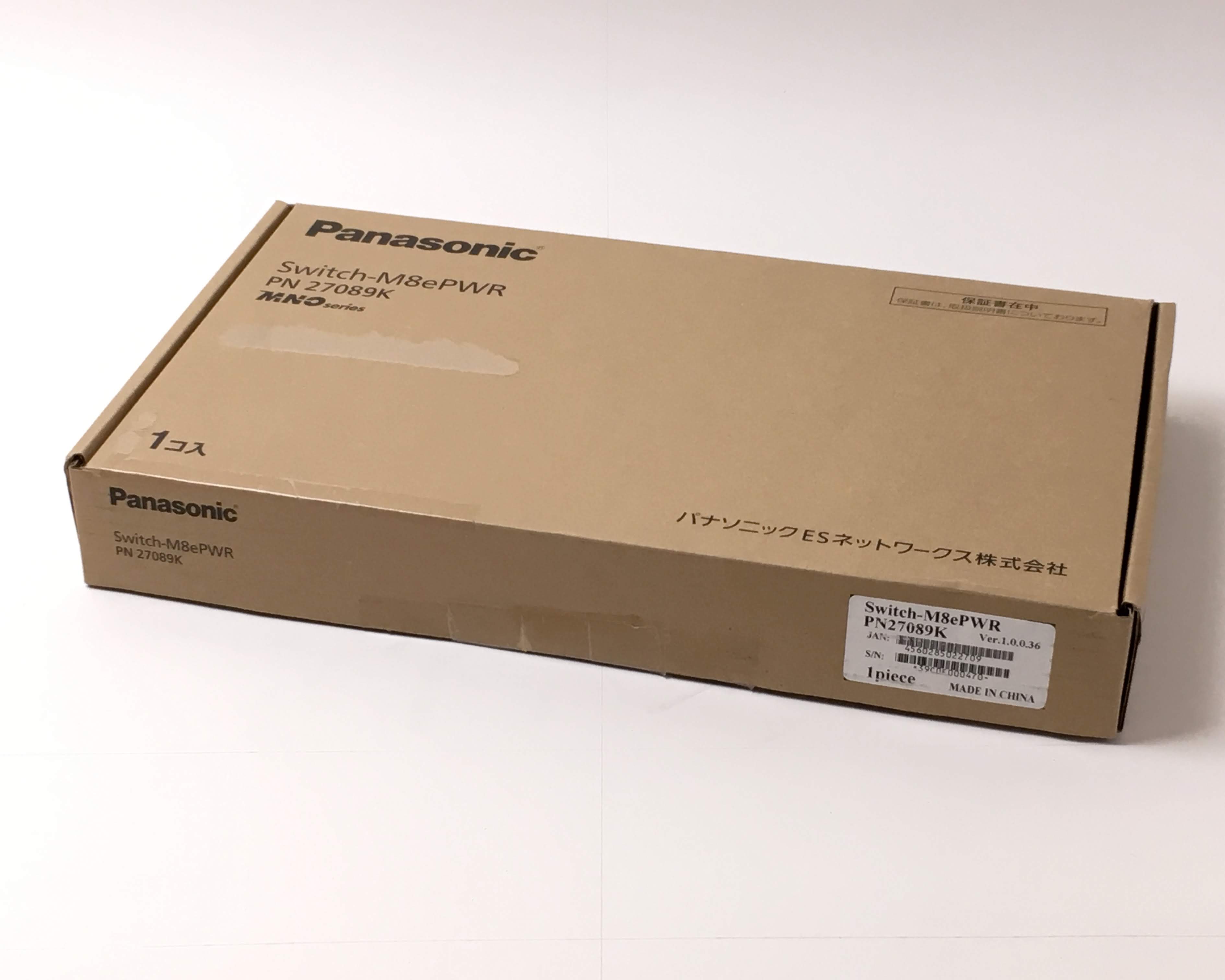 【新品】 PoE給電スイッチングハブ　Switch-M8ePWR PN27089K　メイン画像