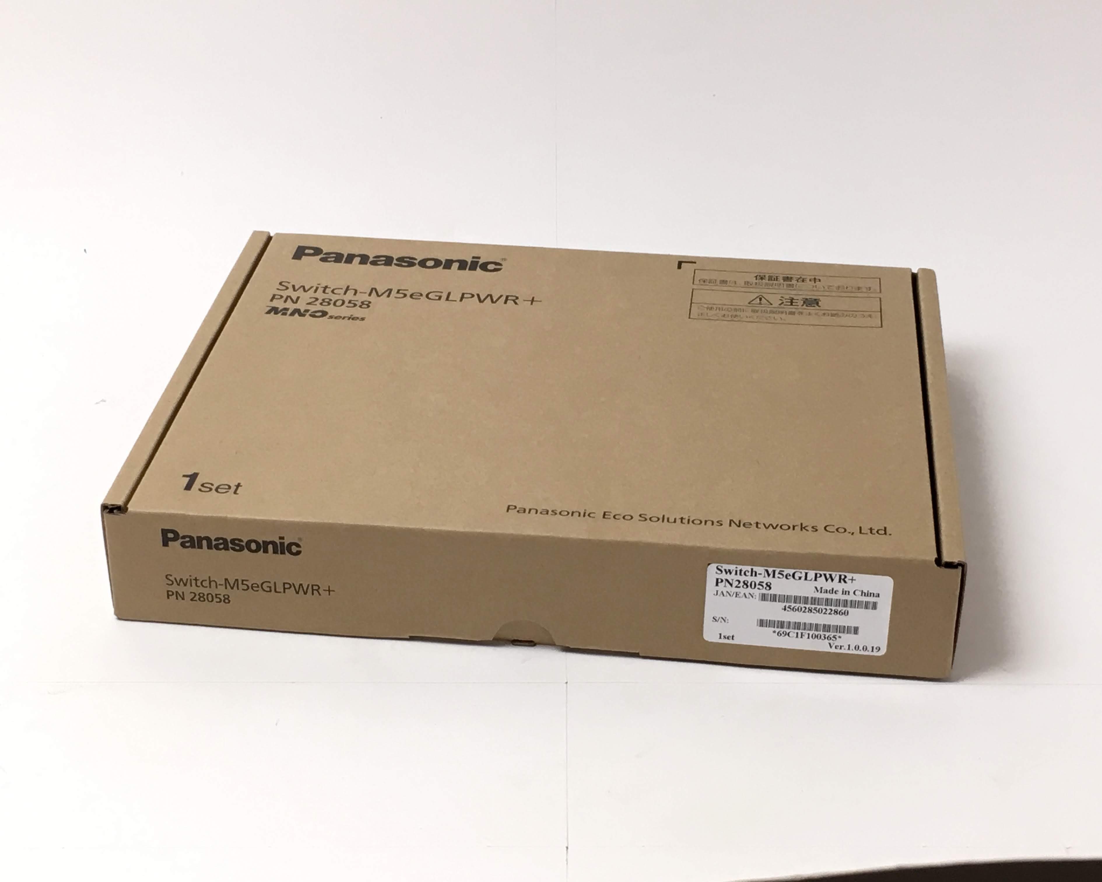 【新品】パナソニック スイッチングハブ Switch-M5eGLPWR+ PN28058　メイン画像