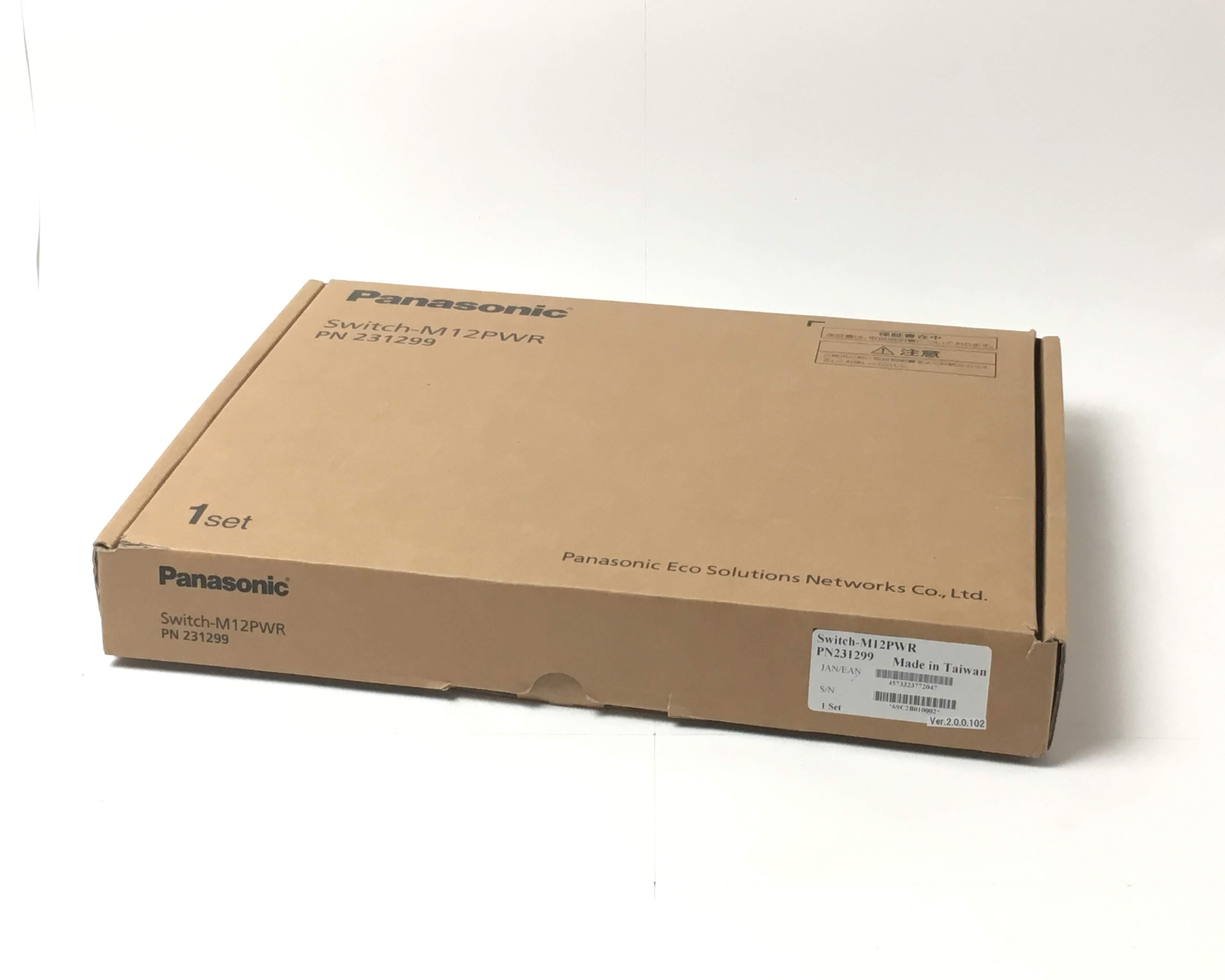 【新品】パナソニック PoE給電スイッチングハブ Switch-M12PWR PN231299　メイン画像