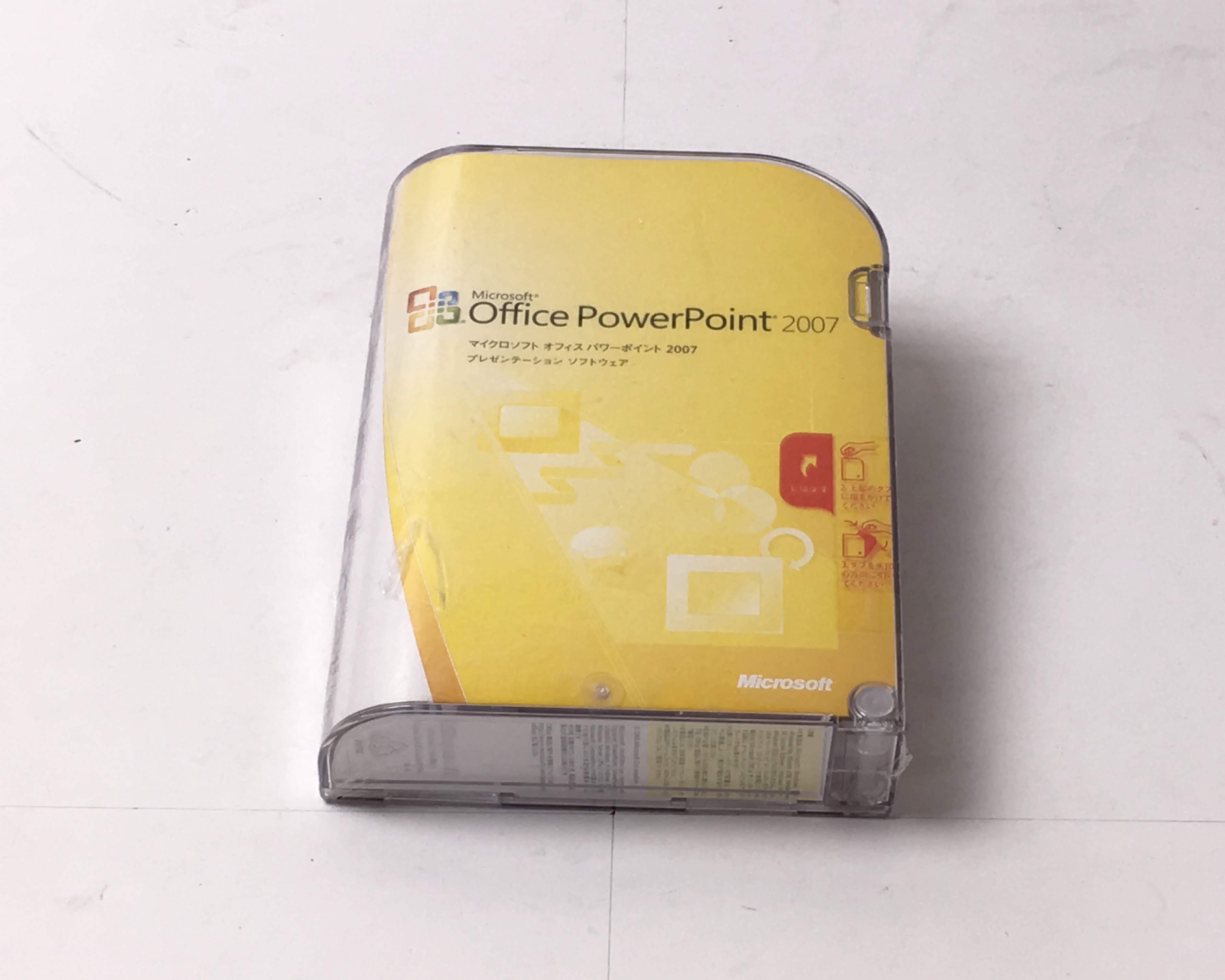 【新品】Microsoft PowerPoint 2007　メイン画像