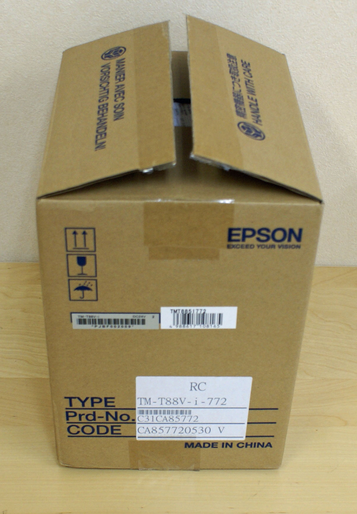 【新品】EPSON スマートプリンター TM-T885-i(80mm) ブラック