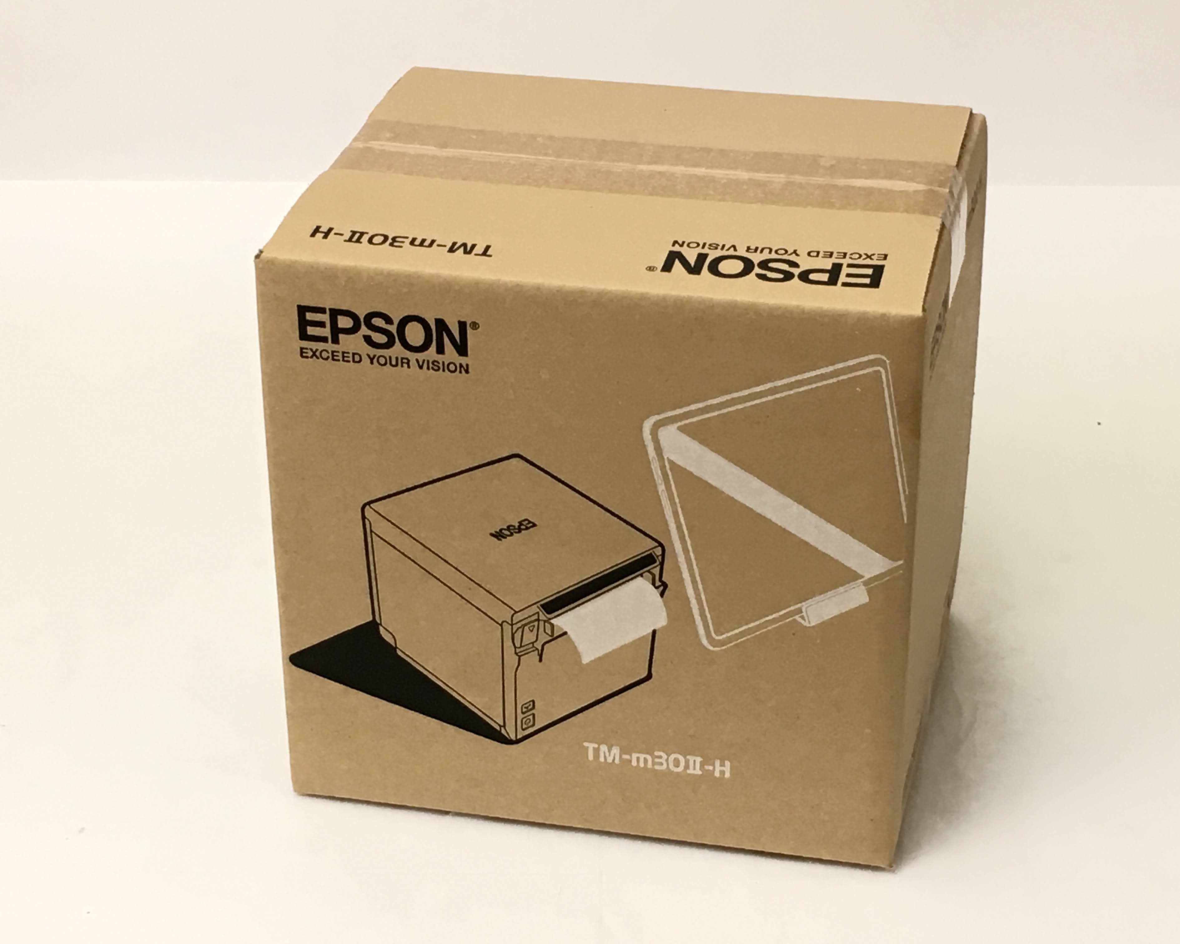 【新品】EPSON レシートプリンタ TM-M30II (USB・LAN・Bluetooth/58・80mm)ホワイト メイン画像