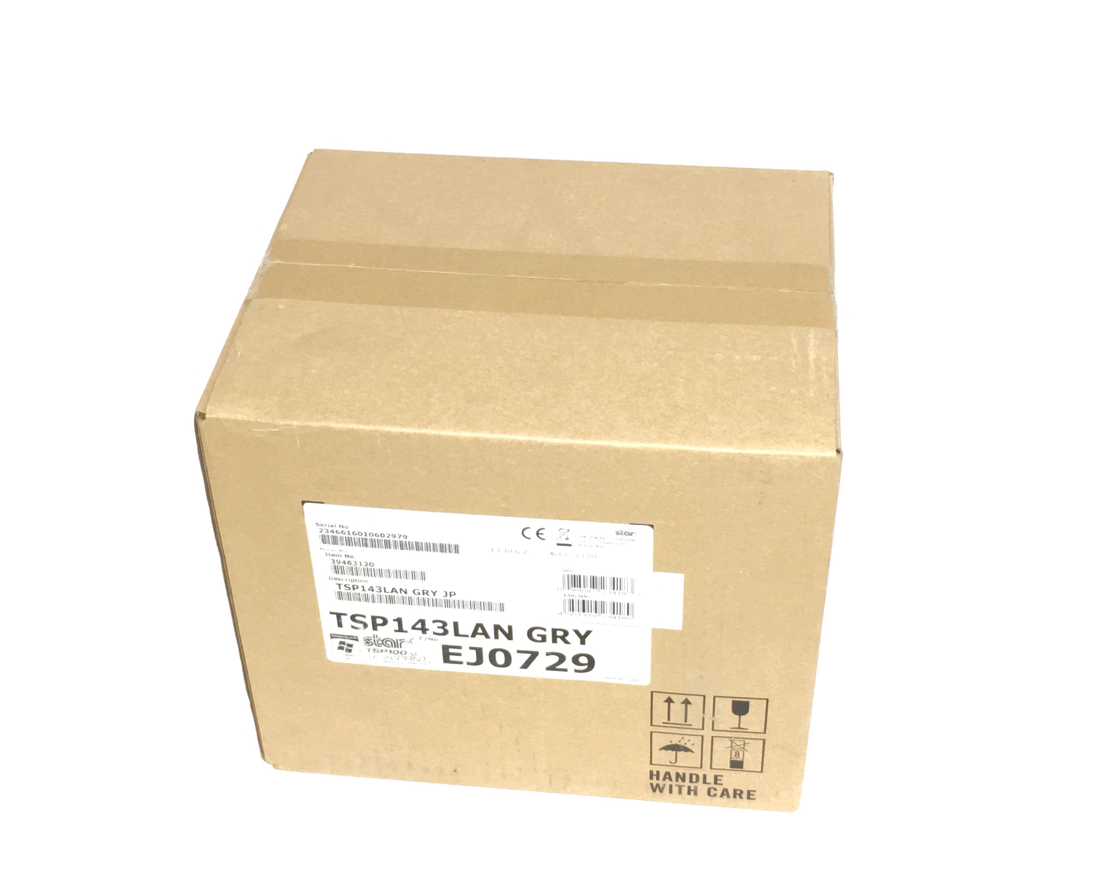 【新品】Star レシートプリンタ TSP143(LAN/80mm)ブラック