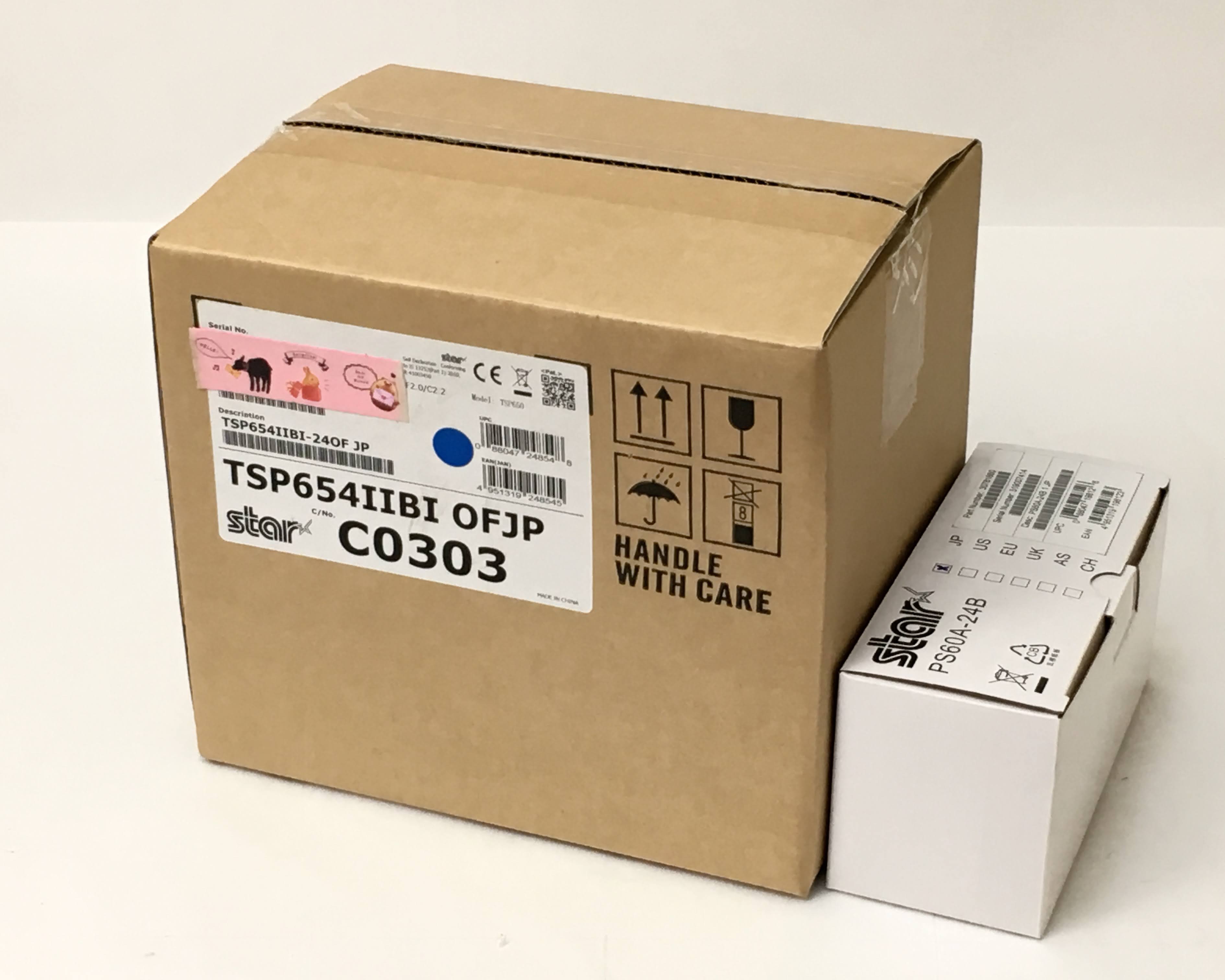 【新品】Starレシートプリンタ TSP654II(Bluetooth/80mm)ホワイト　メイン画像