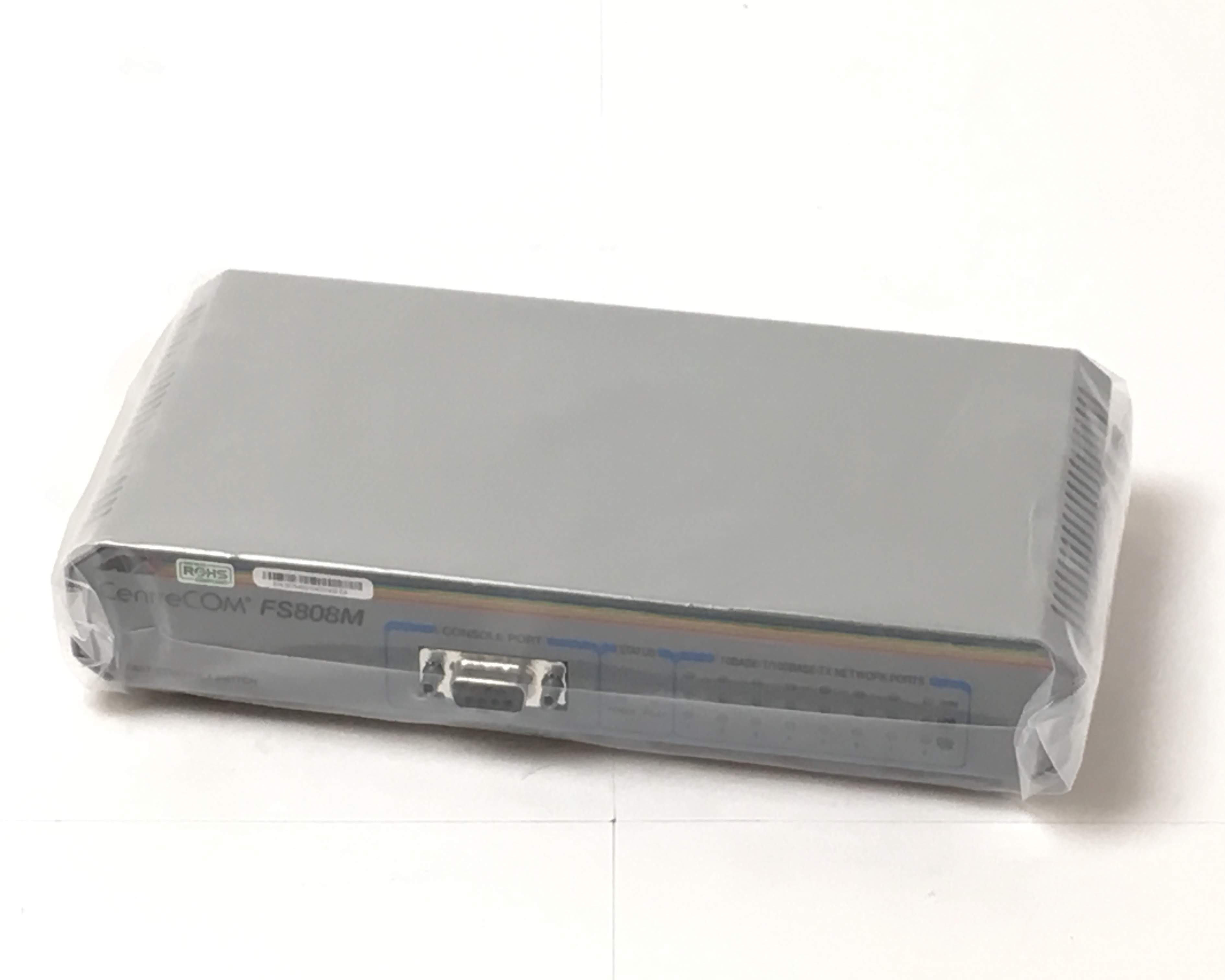 【優良中古】アライドテレシス CentreCOM FS808M 10/100×8ポートL2インテリジェントスイッチ 39787　メイン画像