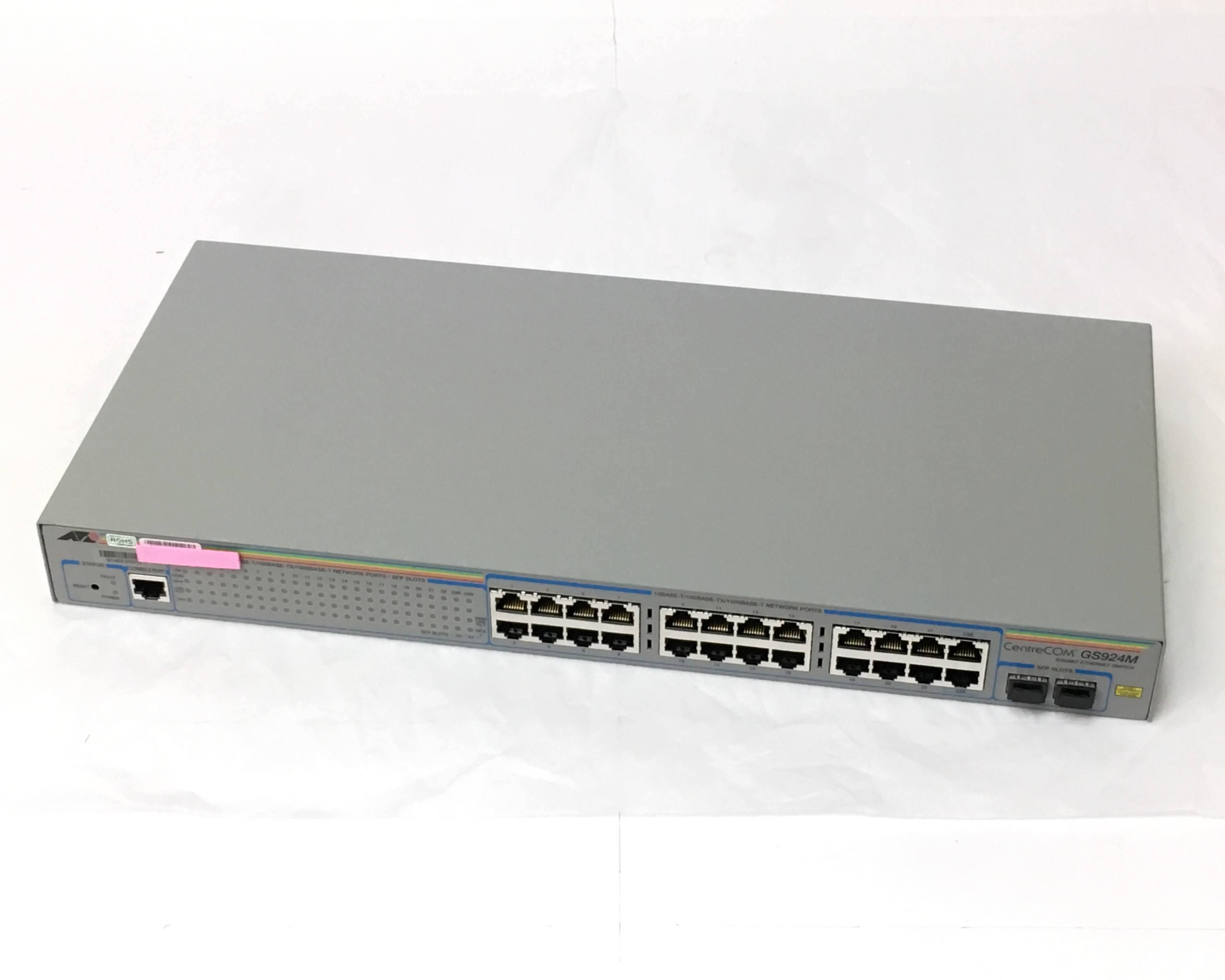 【優良中古】アライドテレシス CentreCOM GS924M ギガビットイーサネットスイッチ　メイン画像