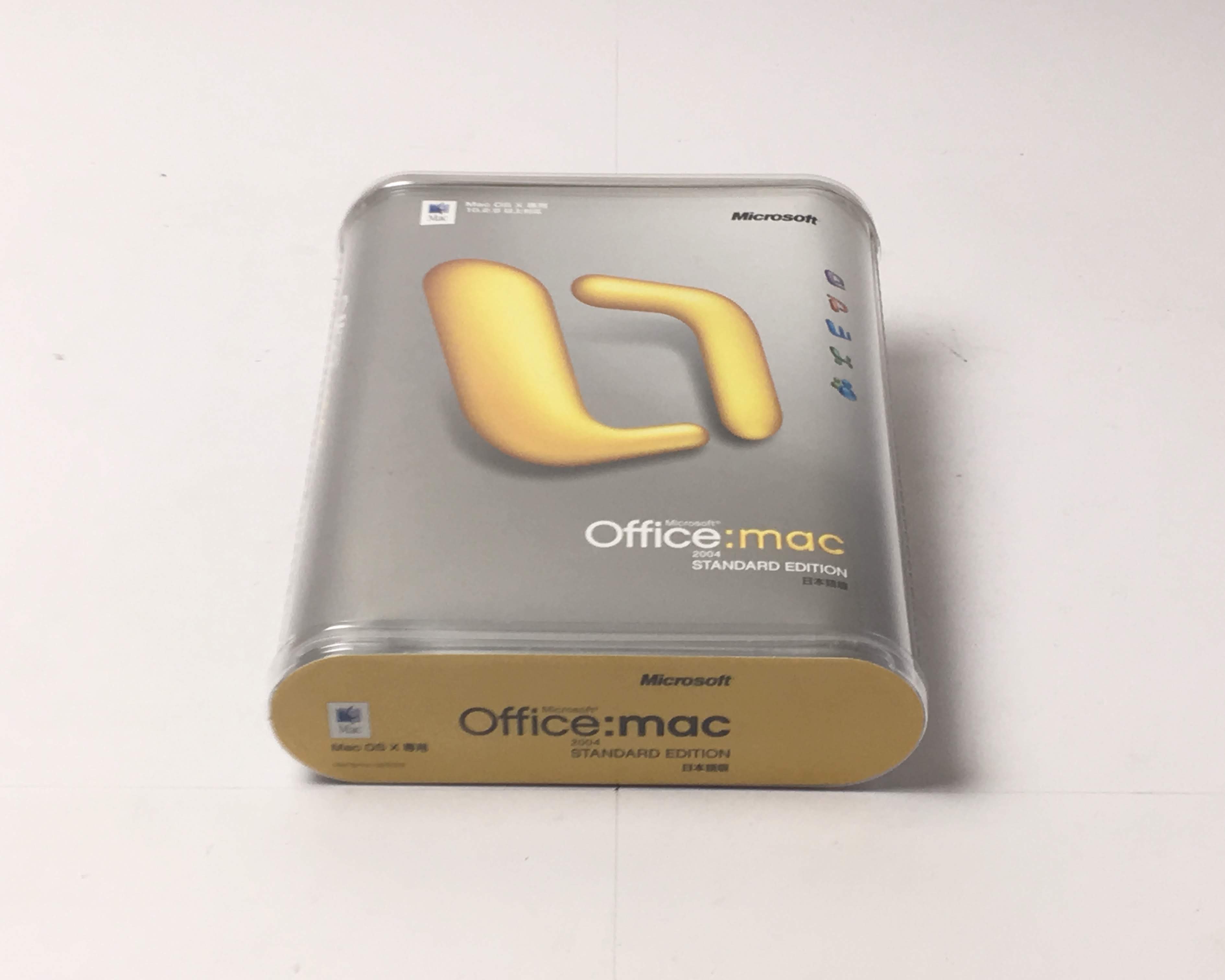 【中古】Office 2004 for Mac Standard Edition 通常版　メイン画像