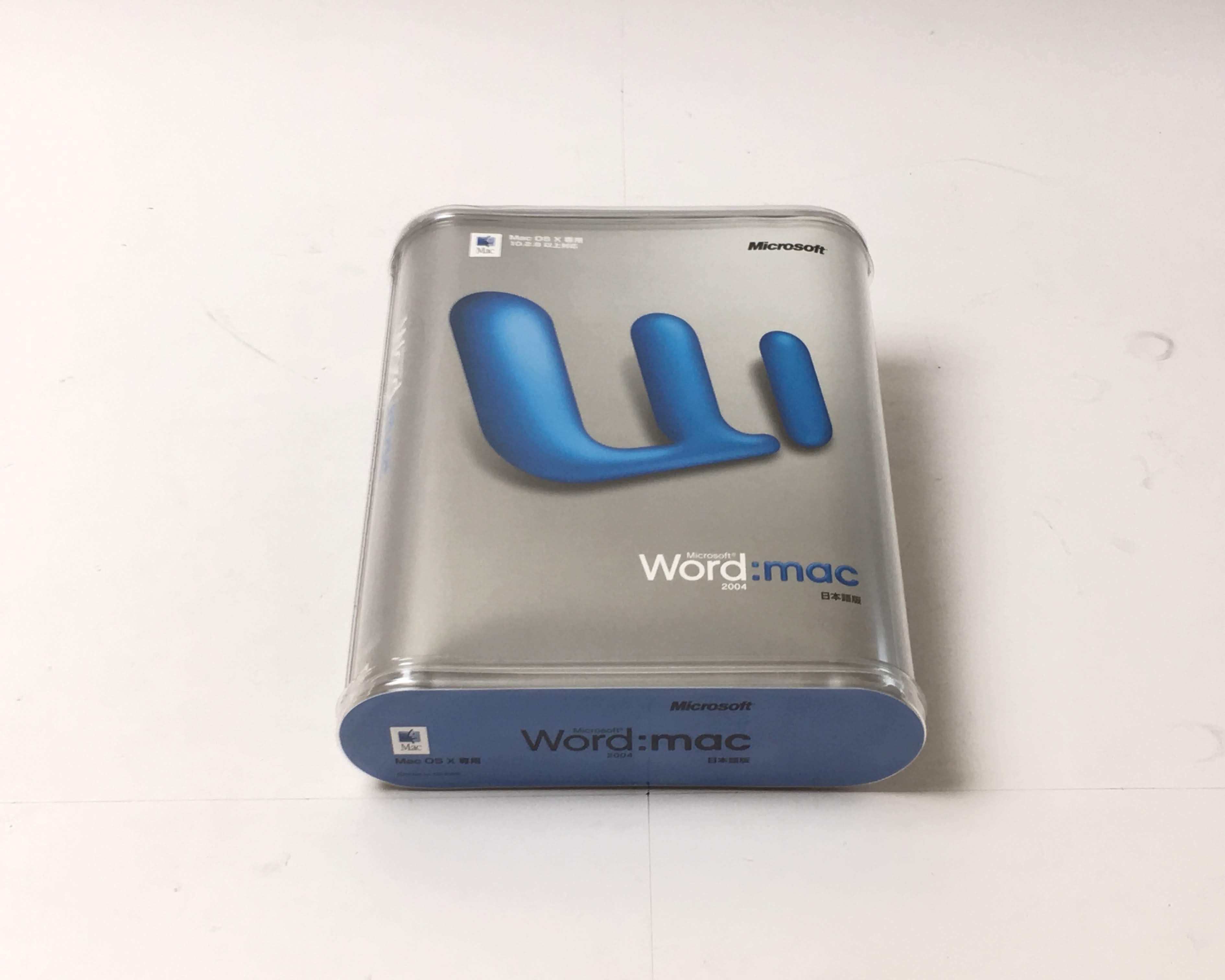 【中古】Word 2004 for Mac Standard Edition 通常版　メイン画像