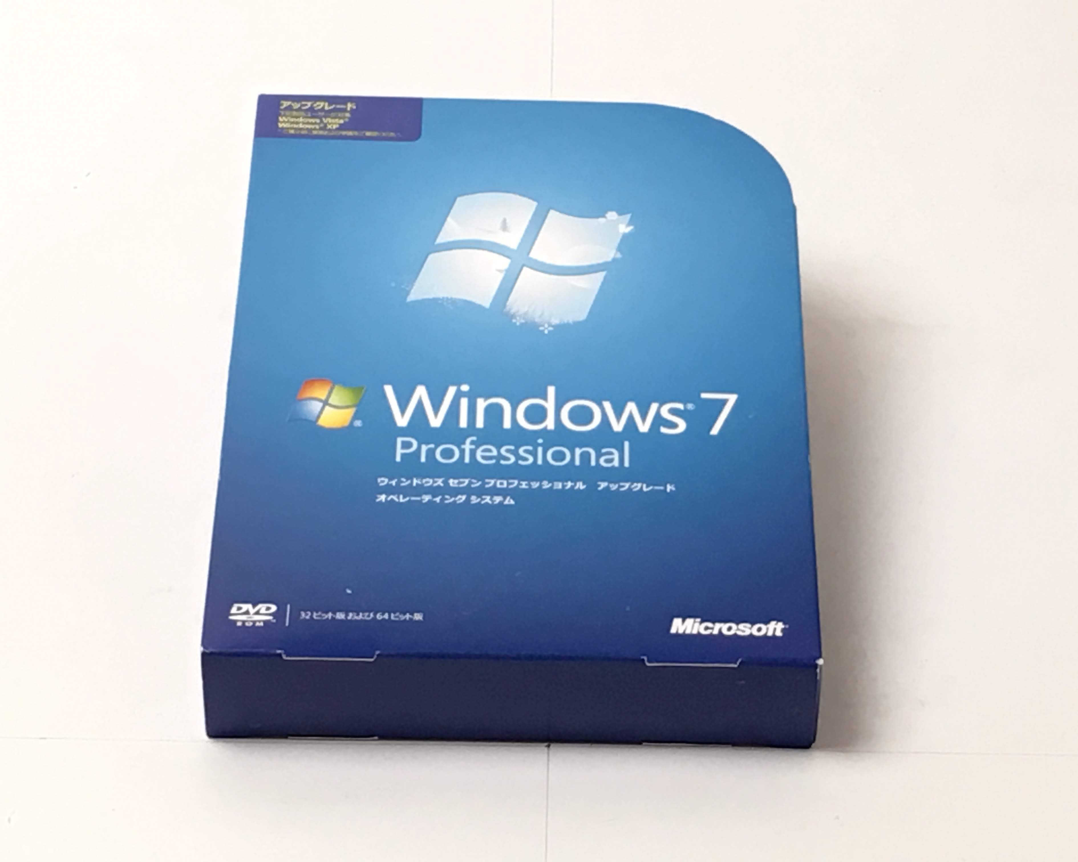 中古品 Windows 7 Professional アップグレード