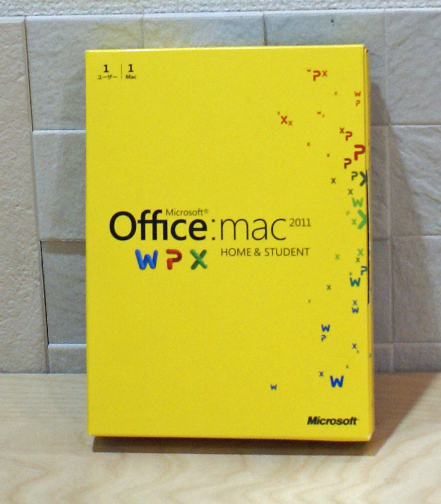 【中古】Microsoft Office for Mac Home and Student 2011-1 パック