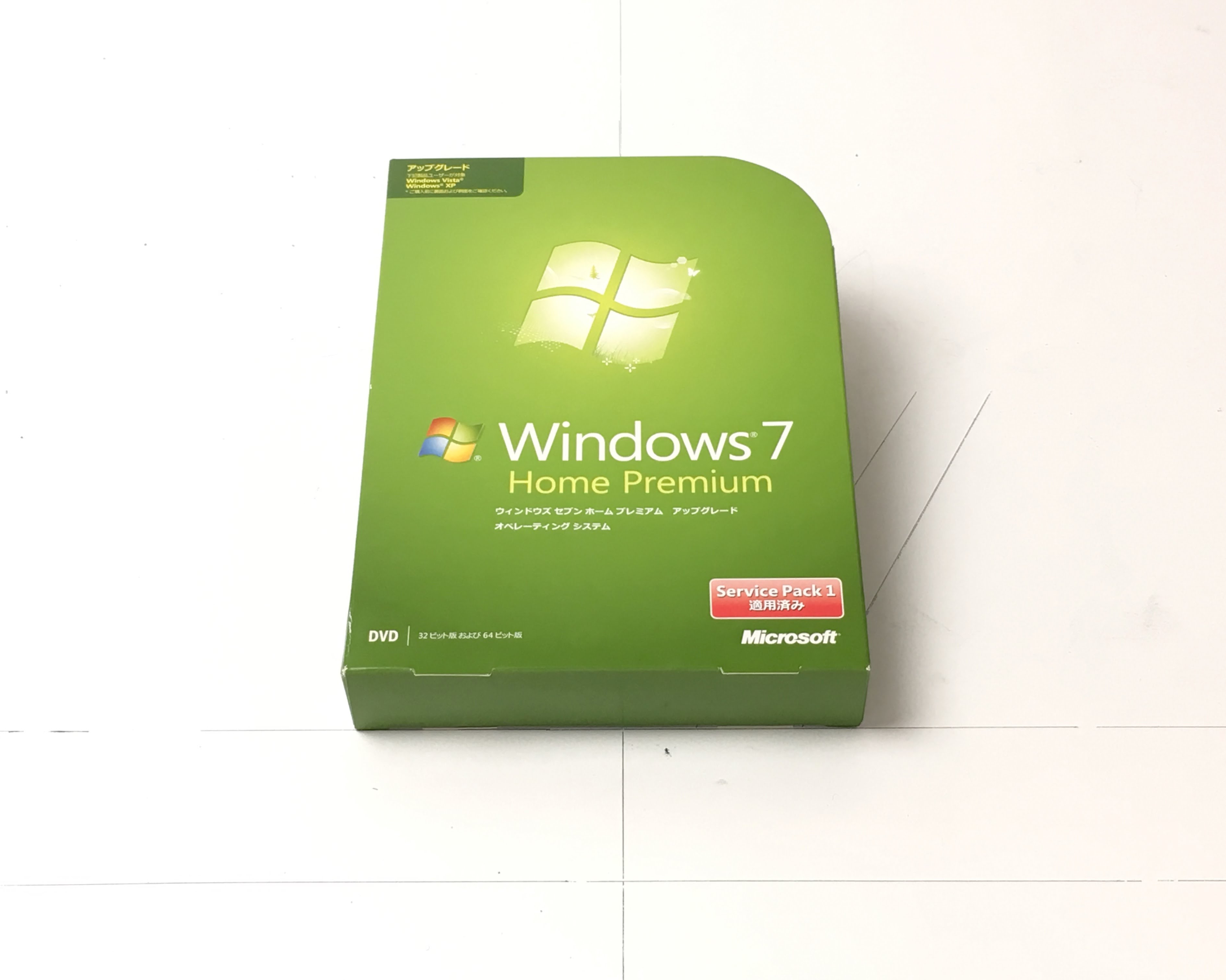 【中古品】Microsoft Windows 7 Home Premium アップグレード版 Service Pack 1 適用済み 　メイン画像