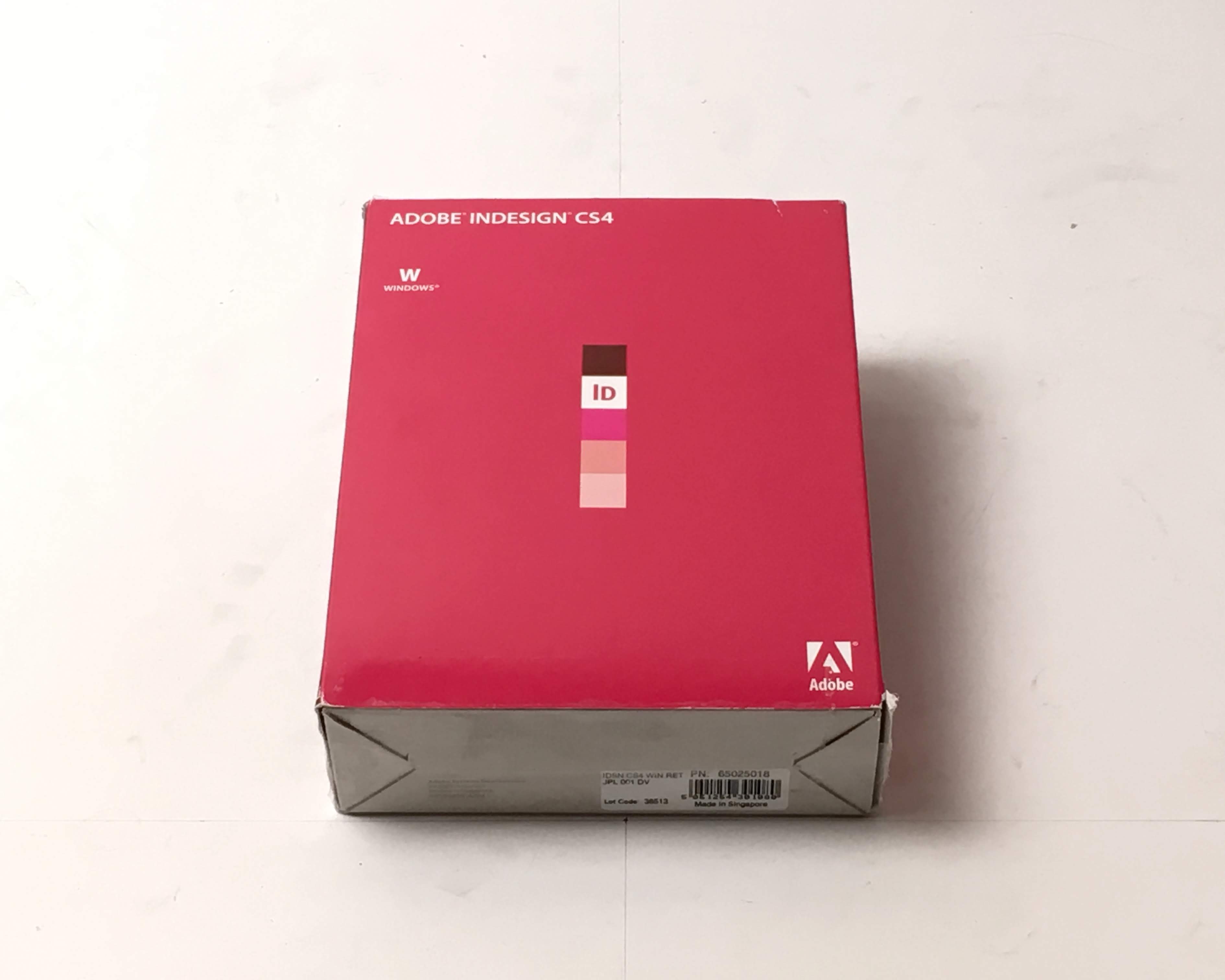 【中古品】Adobe InDesign CS4 (V6.0) 日本語版 Windows版　メイン画像