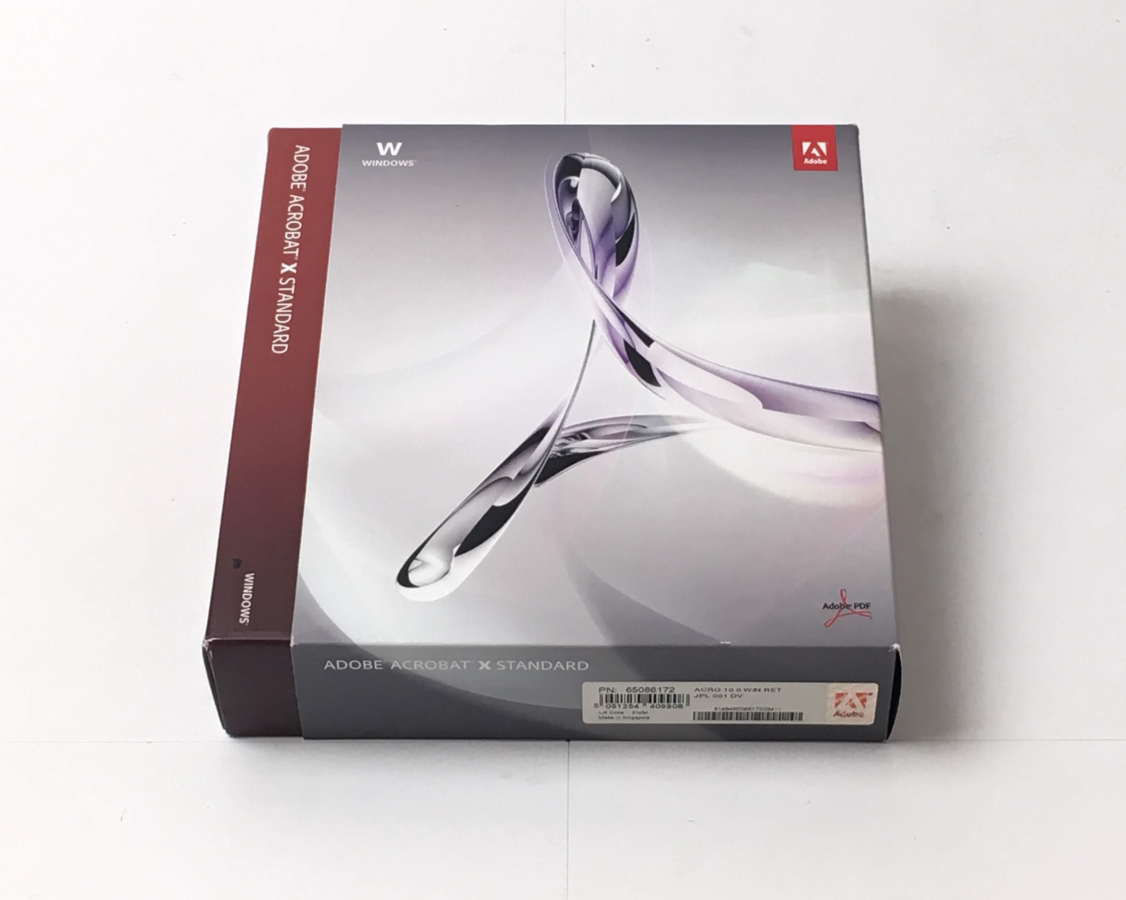 【中古品】Adobe Acrobat X Standard Windows版　メイン画像