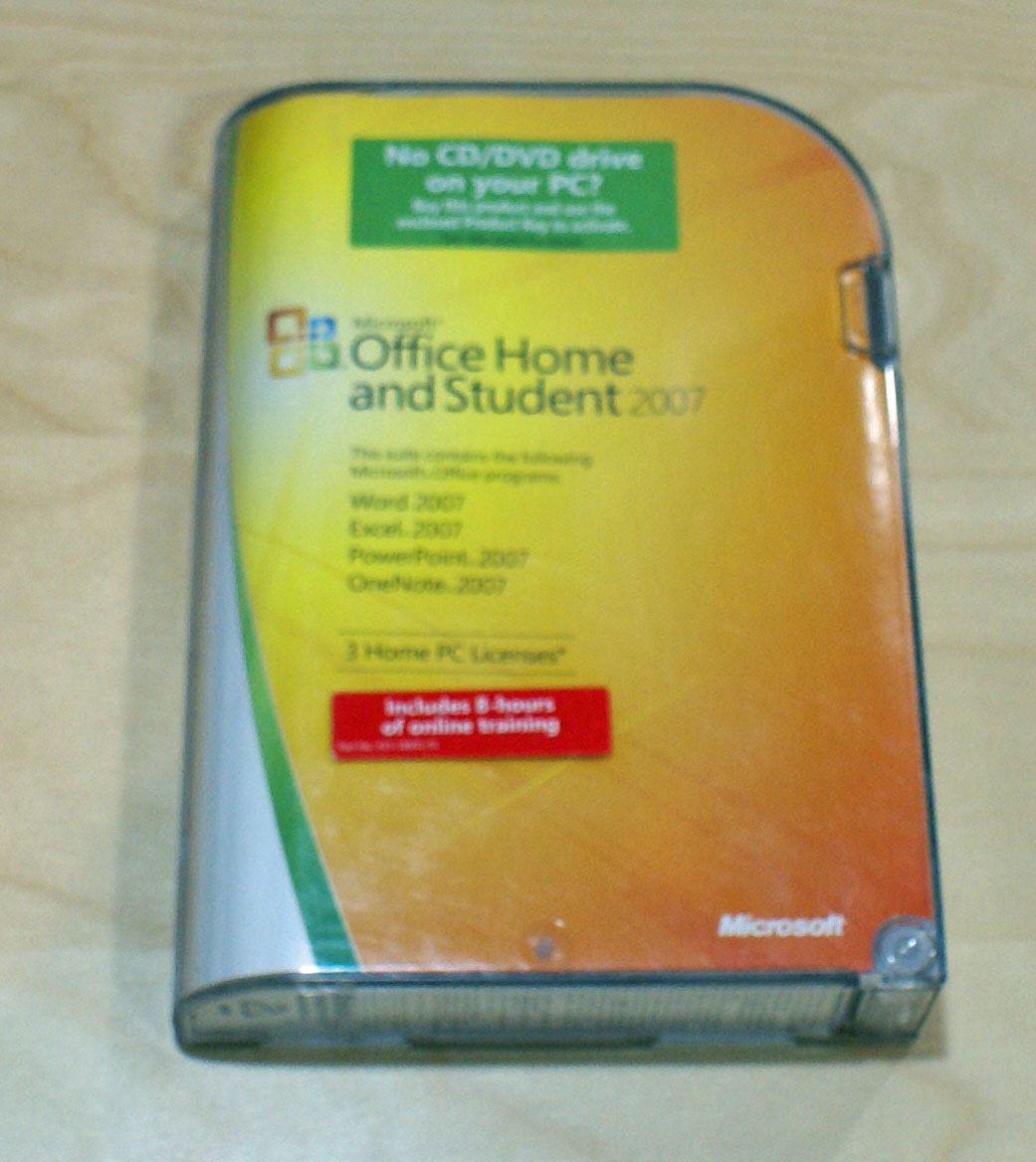 【中古】Office Home and Student 2007　英語版