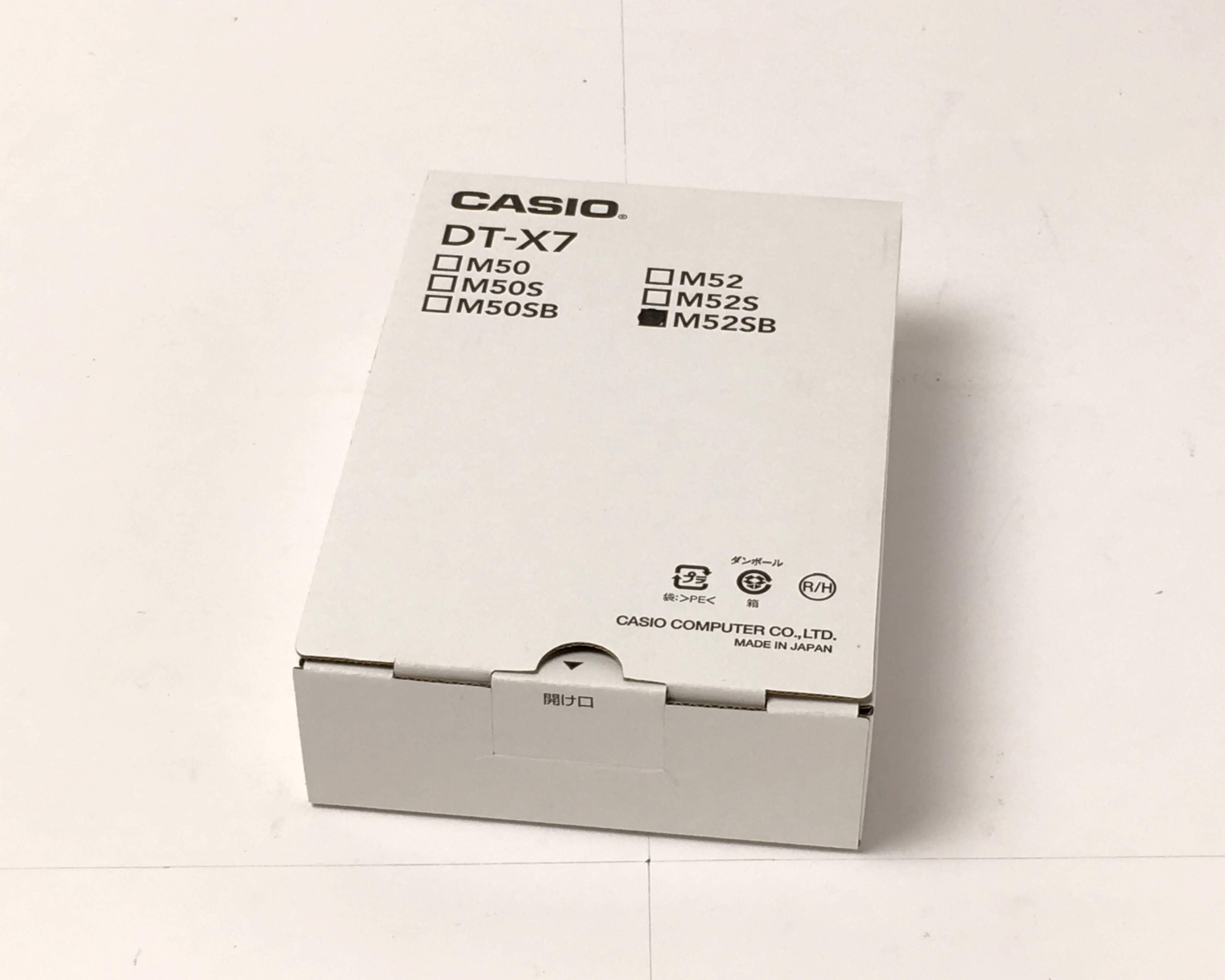 【優良中古】CASIO DT-X7M52SB　メイン画像