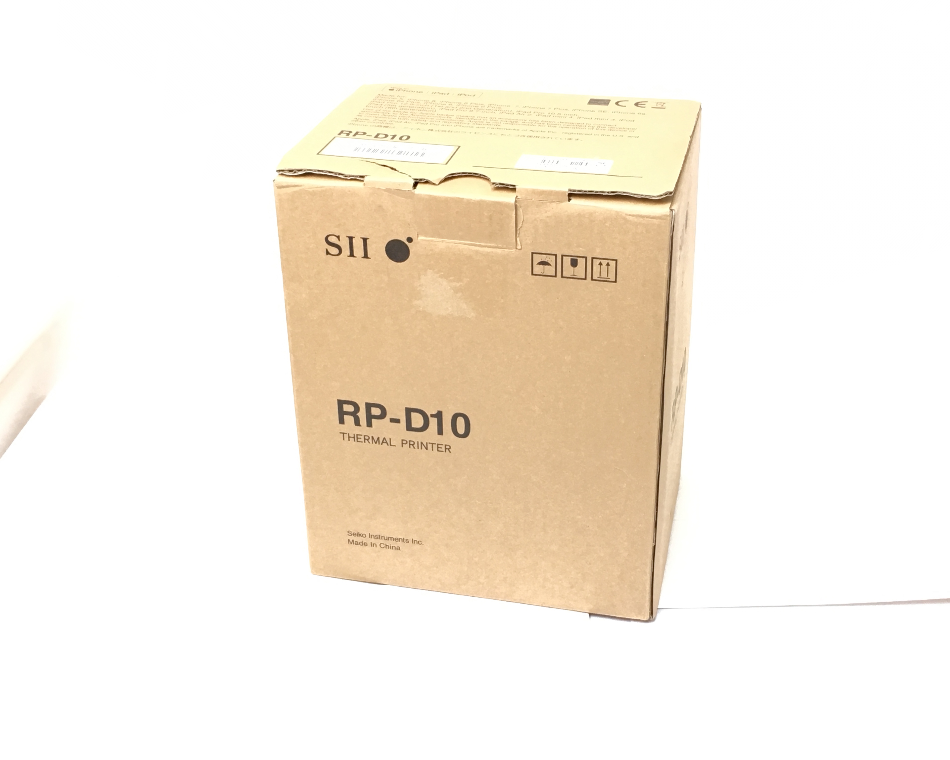 【優良中古】SII レシートプリンタ PR-D10(Bluetooth/80mm)ブラック　メイン画像