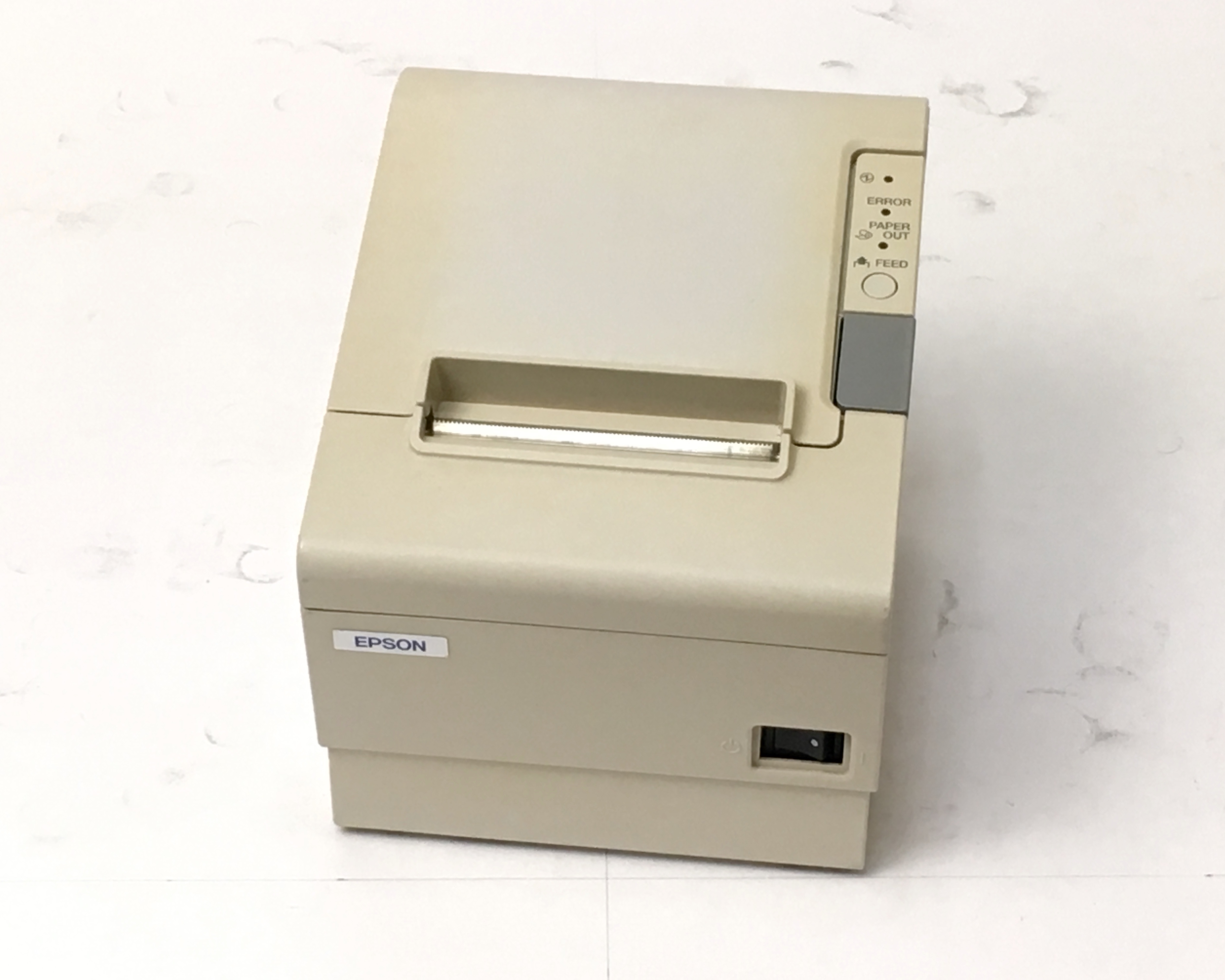 【中古】レシートプリンタ　EPSON TM-T884(LAN/58mm)ホワイト　メイン画像