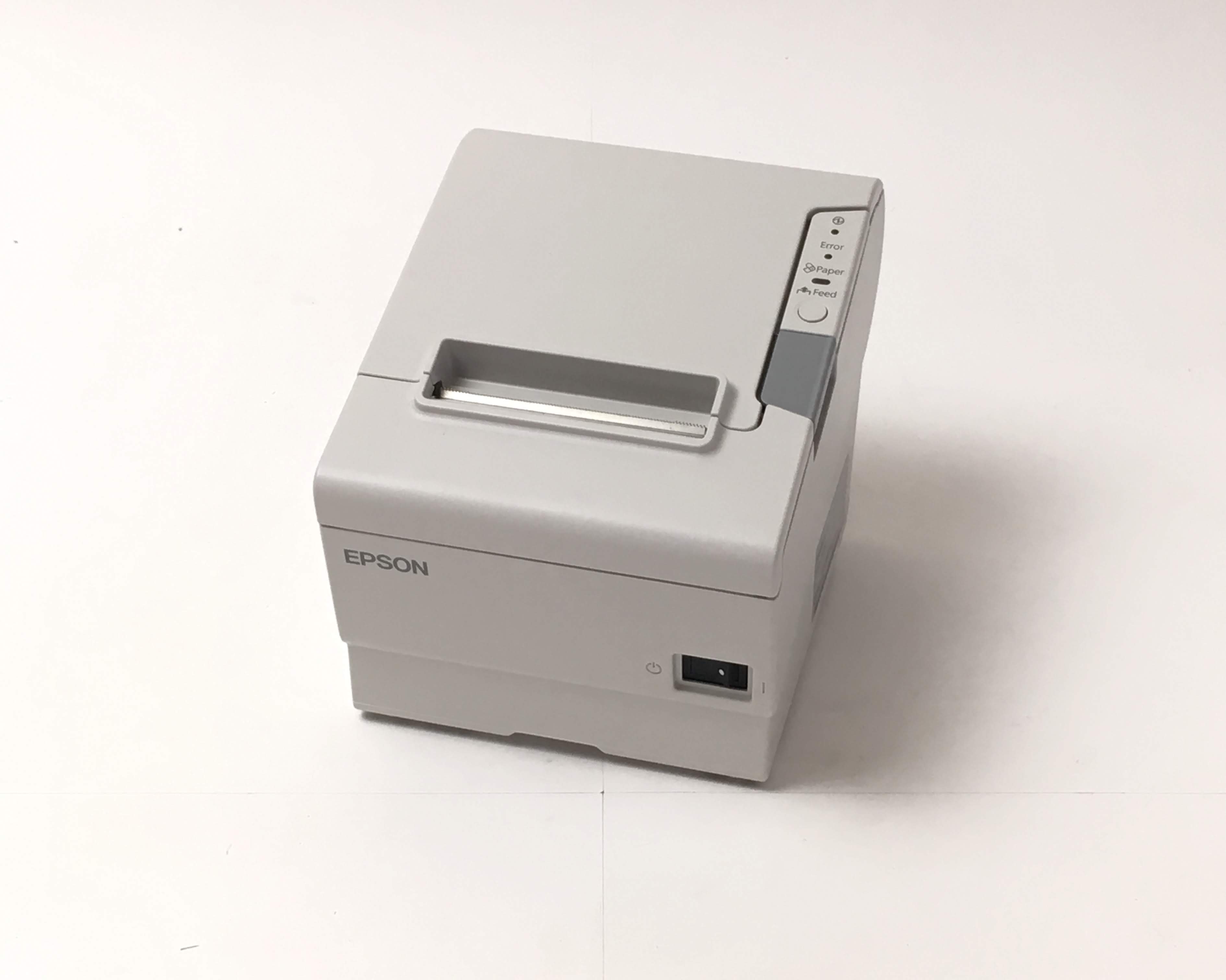 【優良中古】レシートプリンタ　EPSON TM-T885(Bluetooth/80mm)ホワイト　メイン画像