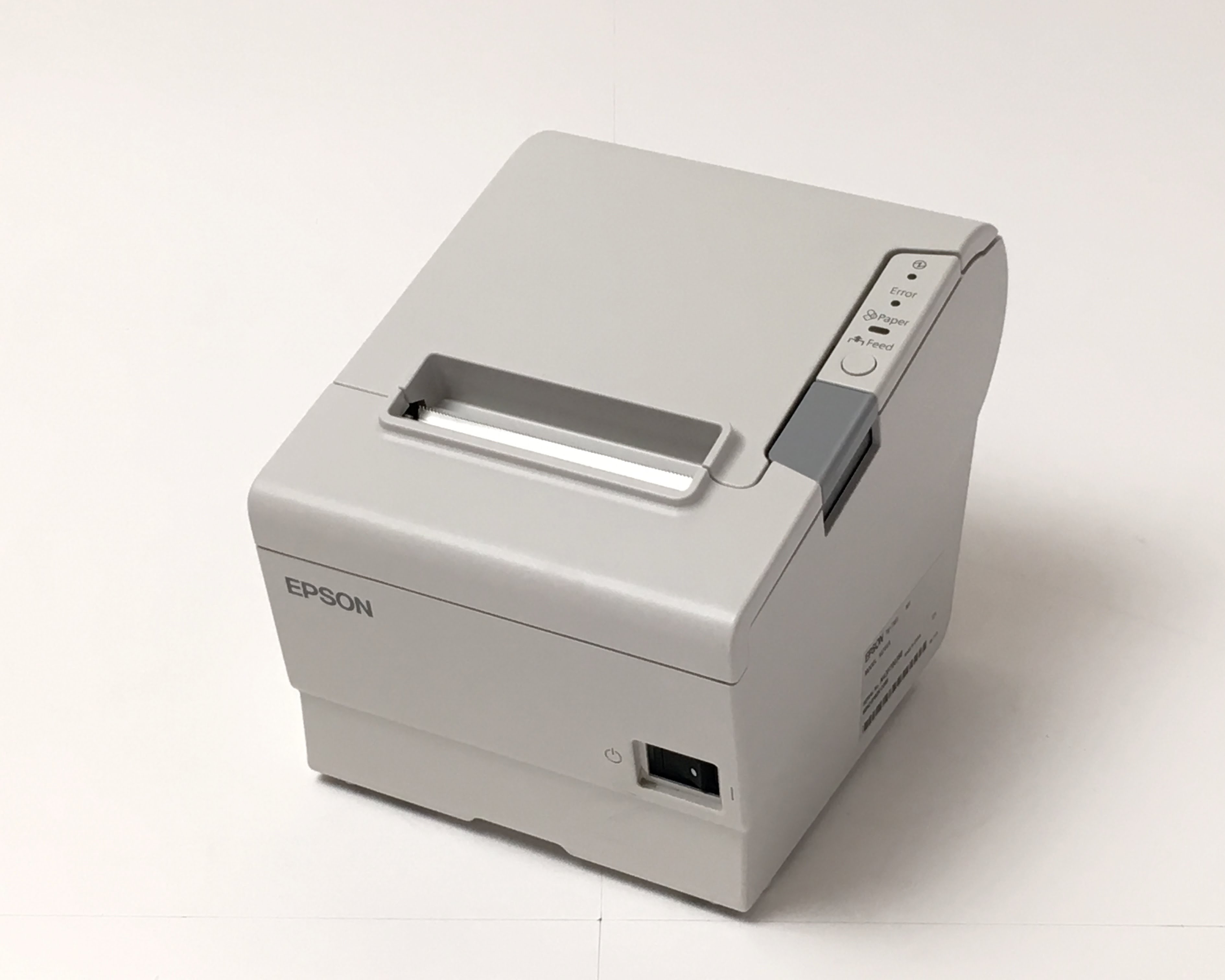 【優良中古】レシートプリンタ　EPSON TM-T885(USB・パラレル/80mm)ホワイト　メイン画像