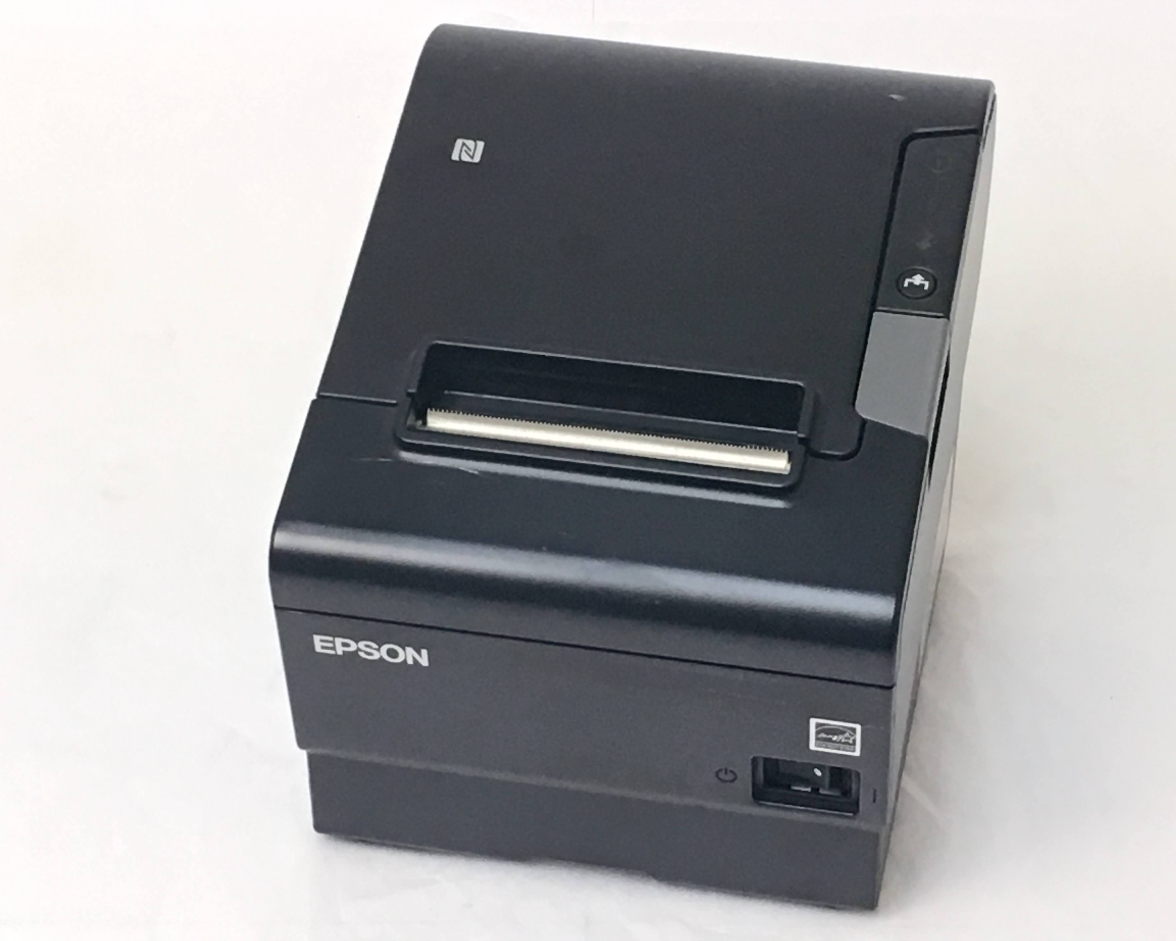 【優良中古】EPSON レシートプリンター　TM-T886 (LAN・USB・RS232C/80mm)ブラック　メイン画像