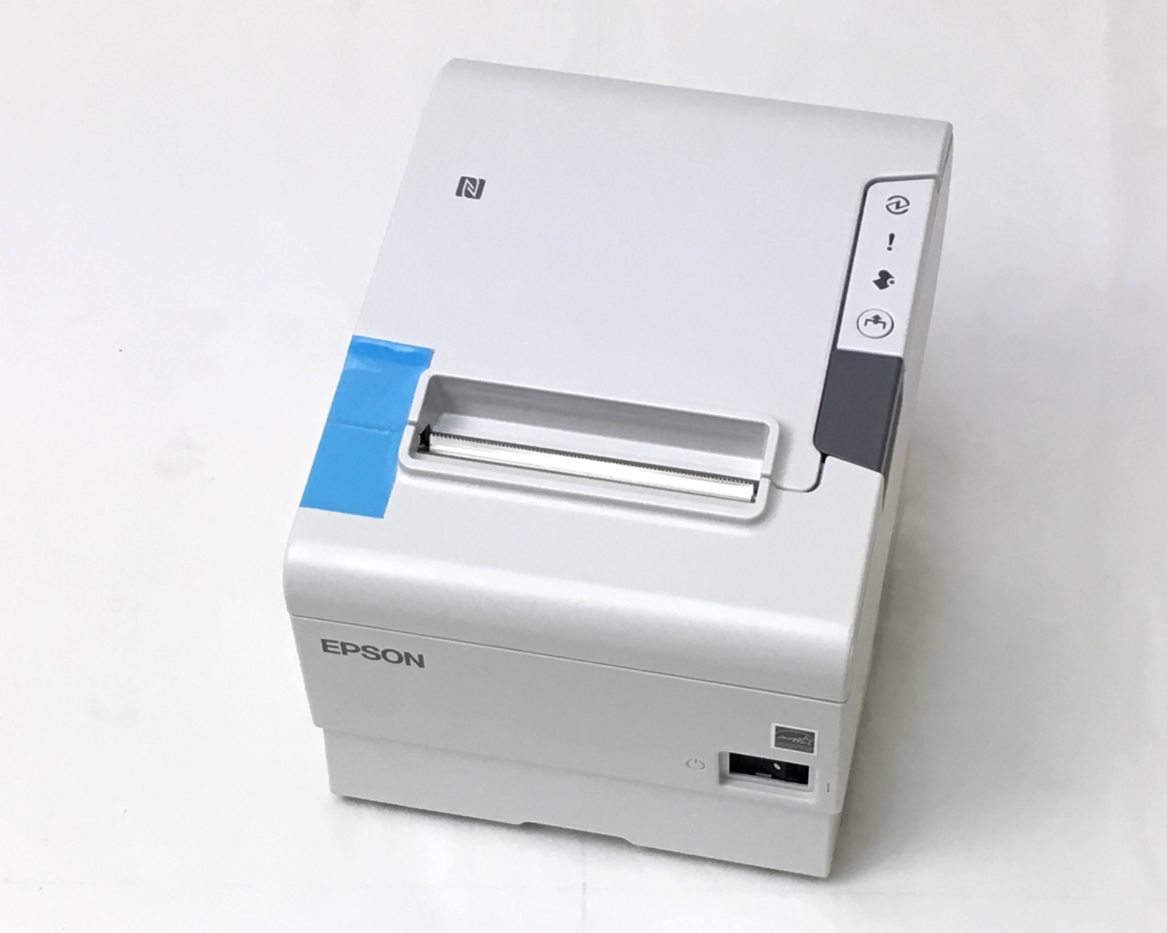 【優良中古】EPSON レシートプリンター　TM-T886 (LAN・USB・RS232C/80mm)ホワイト　メイン画像