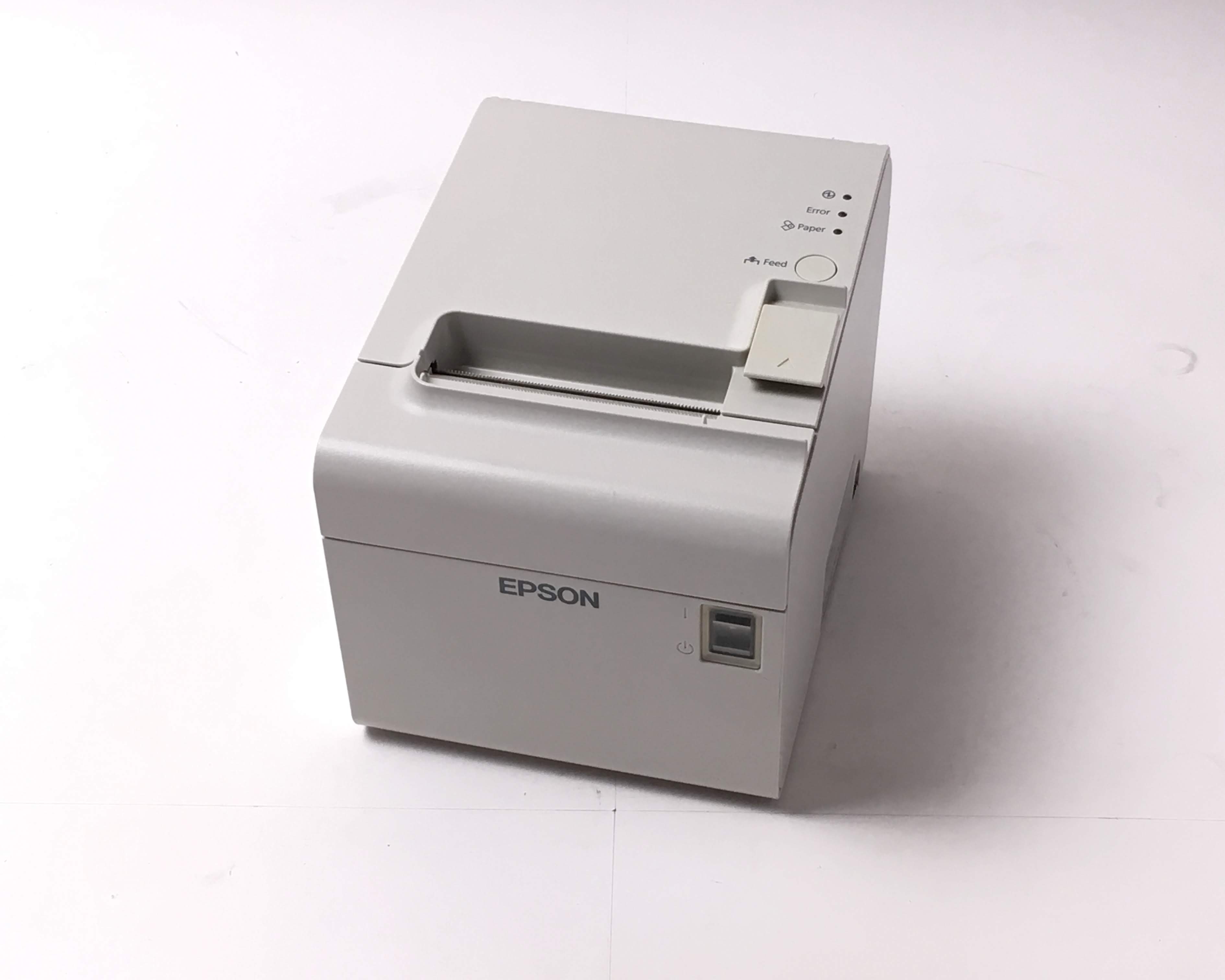 【優良中古】EPSON レシートプリンター TM-T90II (USB/無線LAN 80mm)ホワイト　メイン画像