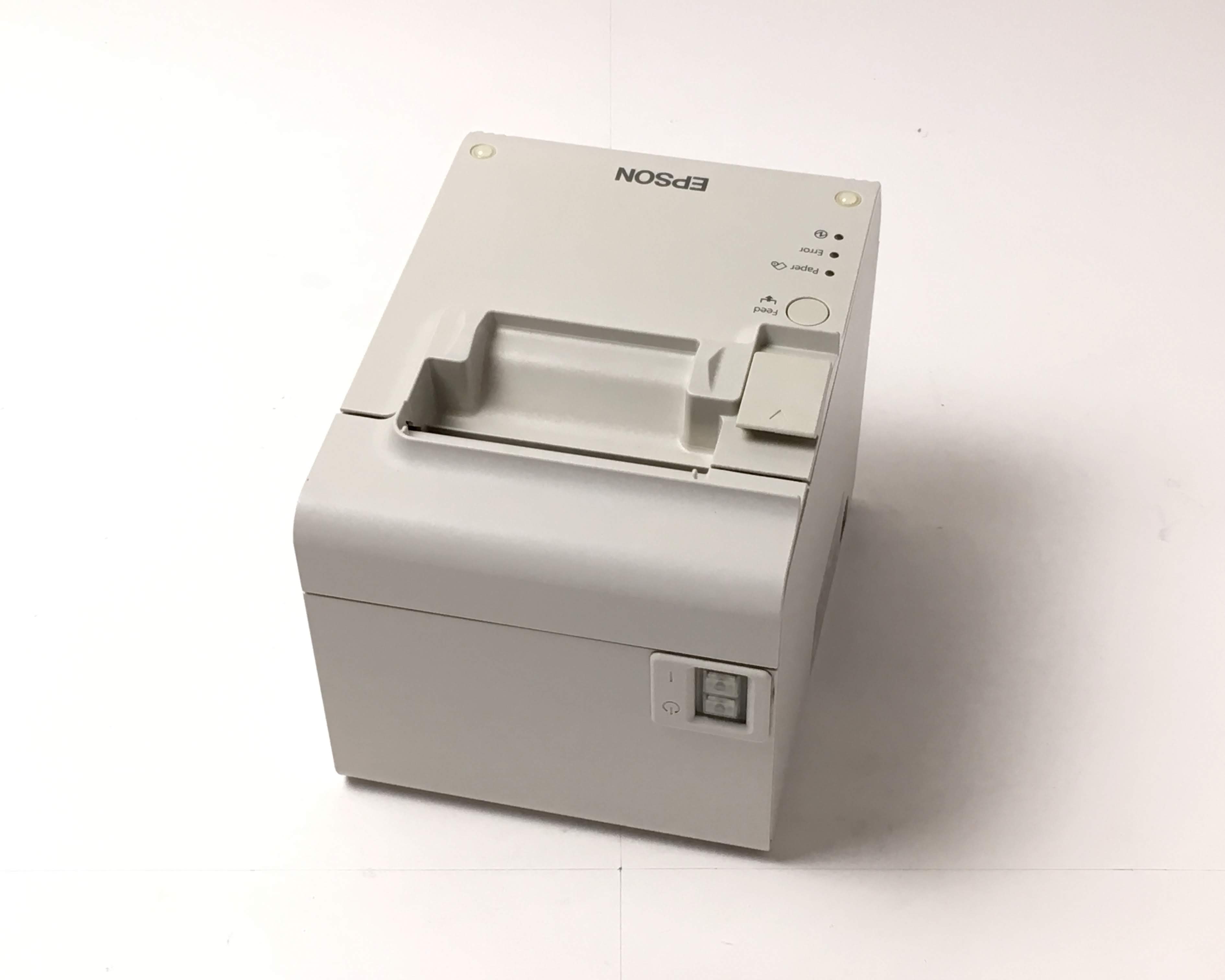 【優良中古】レシートプリンタ　EPSON TM-T90KP(LAN/80mm)ホワイト　メイン画像