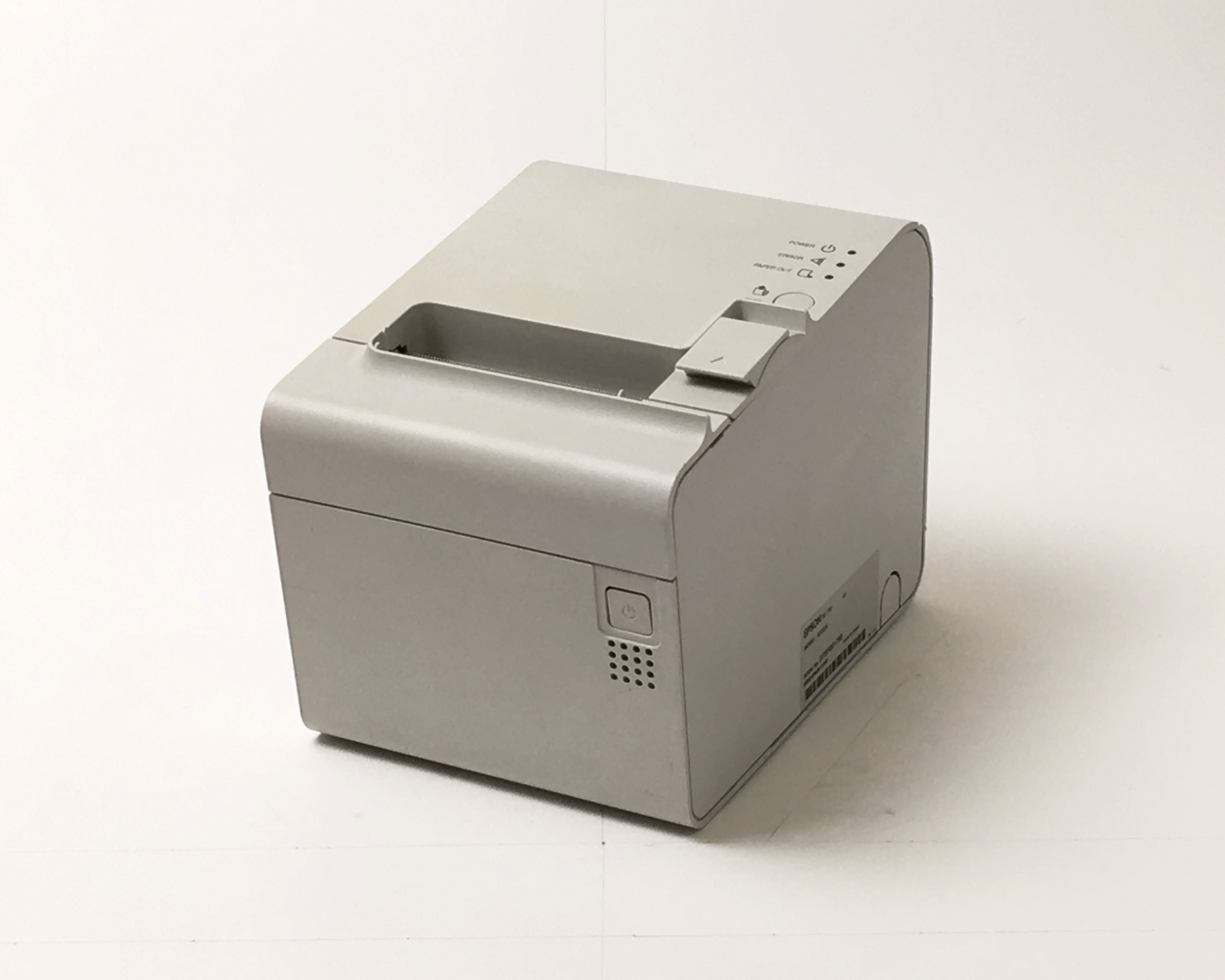 【優良中古】EPSONレシートプリンタ TM-T90 (USB/80mm)ホワイト　トップ画像