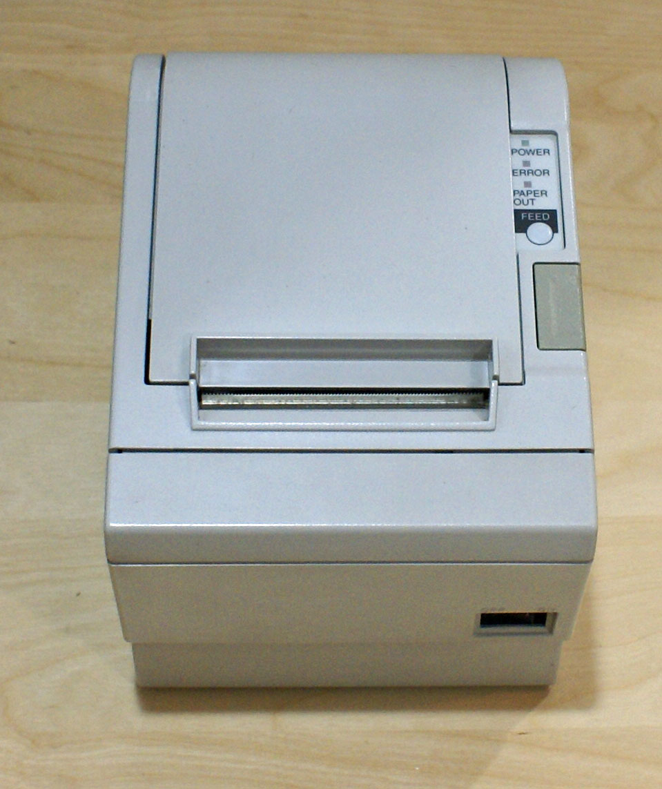 【中古】EPSON レシートプリンタTM-T882(USB/80mm) ホワイト