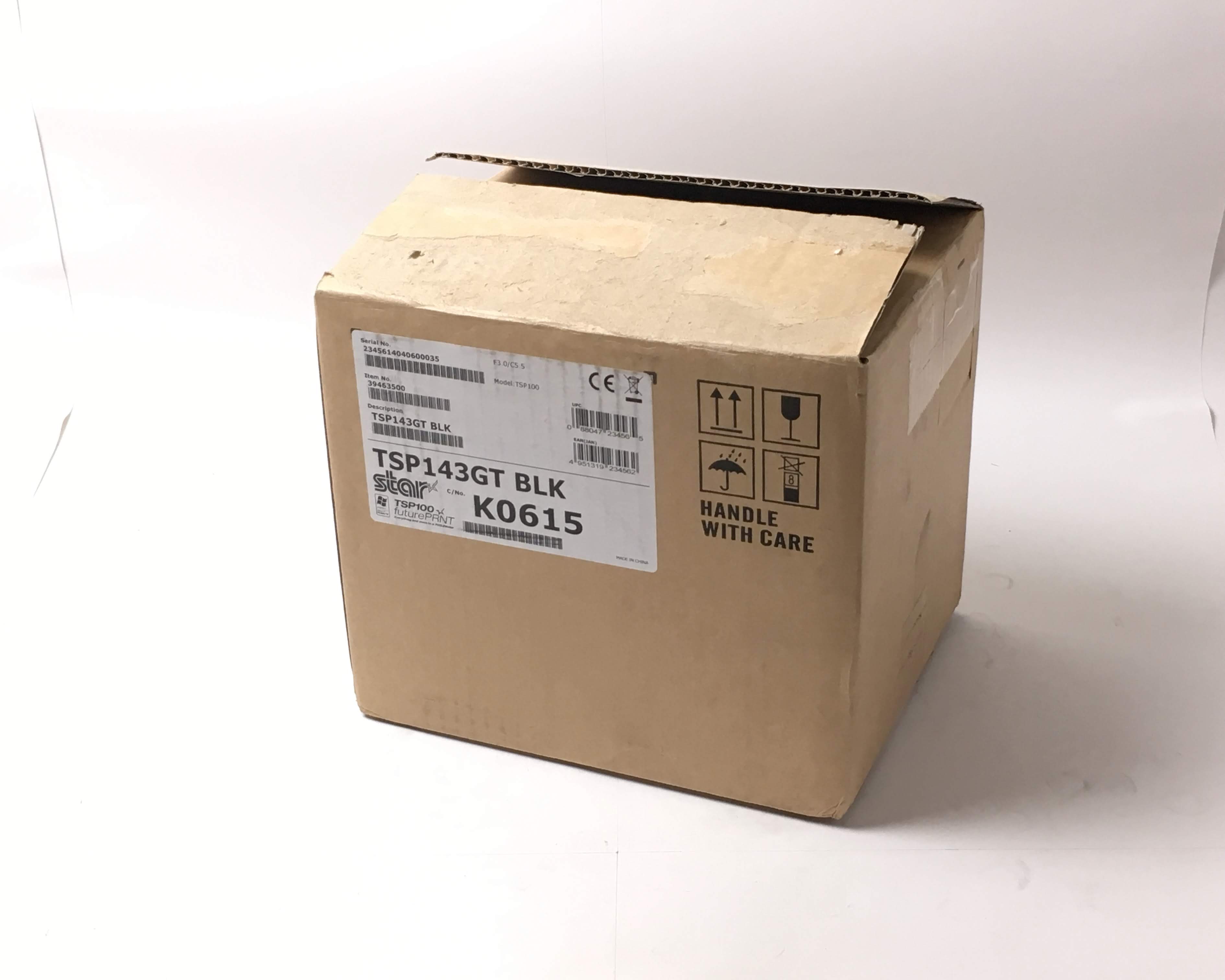 【優良中古】レシートプリンタ　Star TSP100シリーズ　TSP143GT(USB/80mm)ブラック　メイン画像