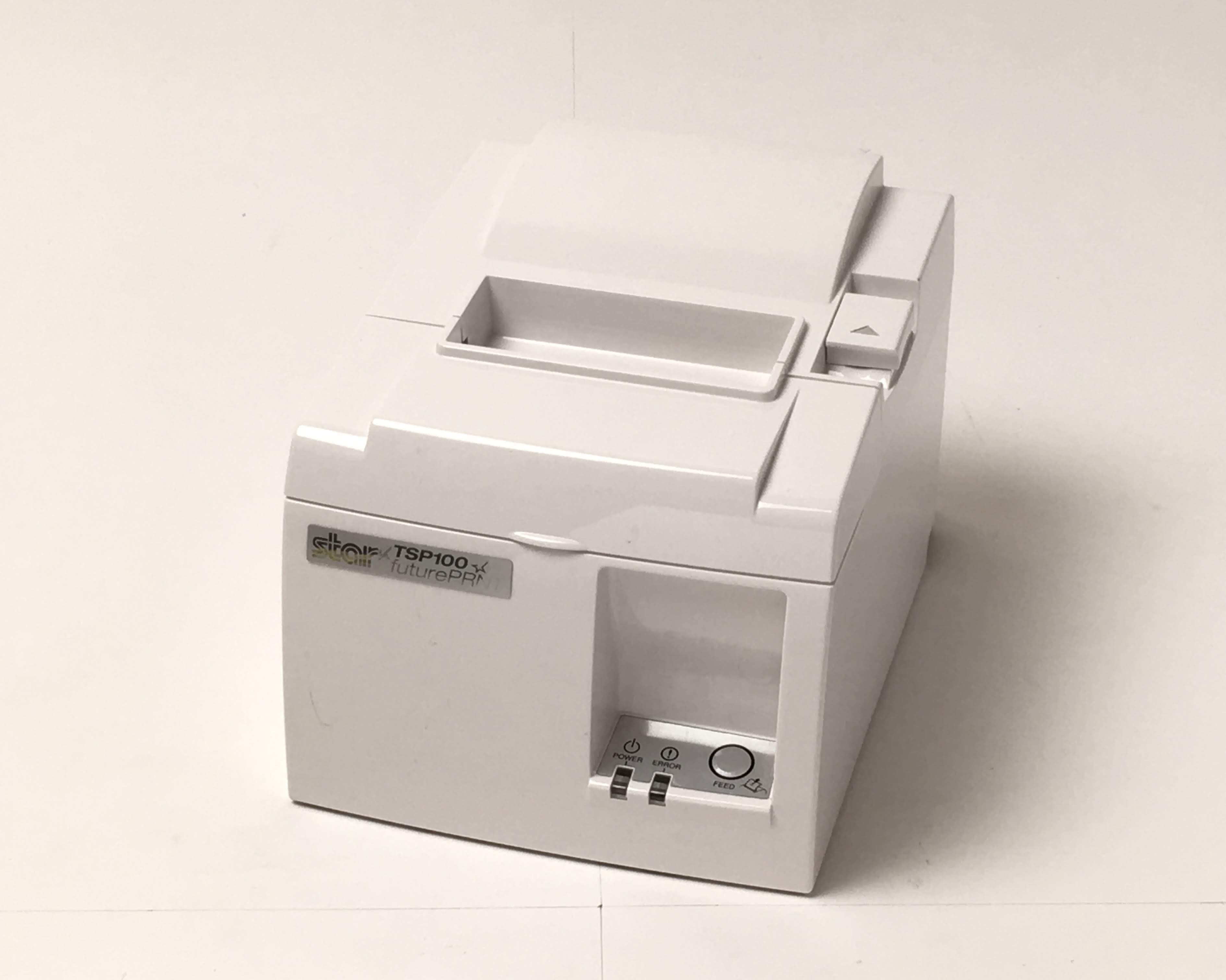 【優良中古】レシートプリンタ　Star TSP100シリーズ　TSP143GT(USB/80mm)ホワイト　メイン画像