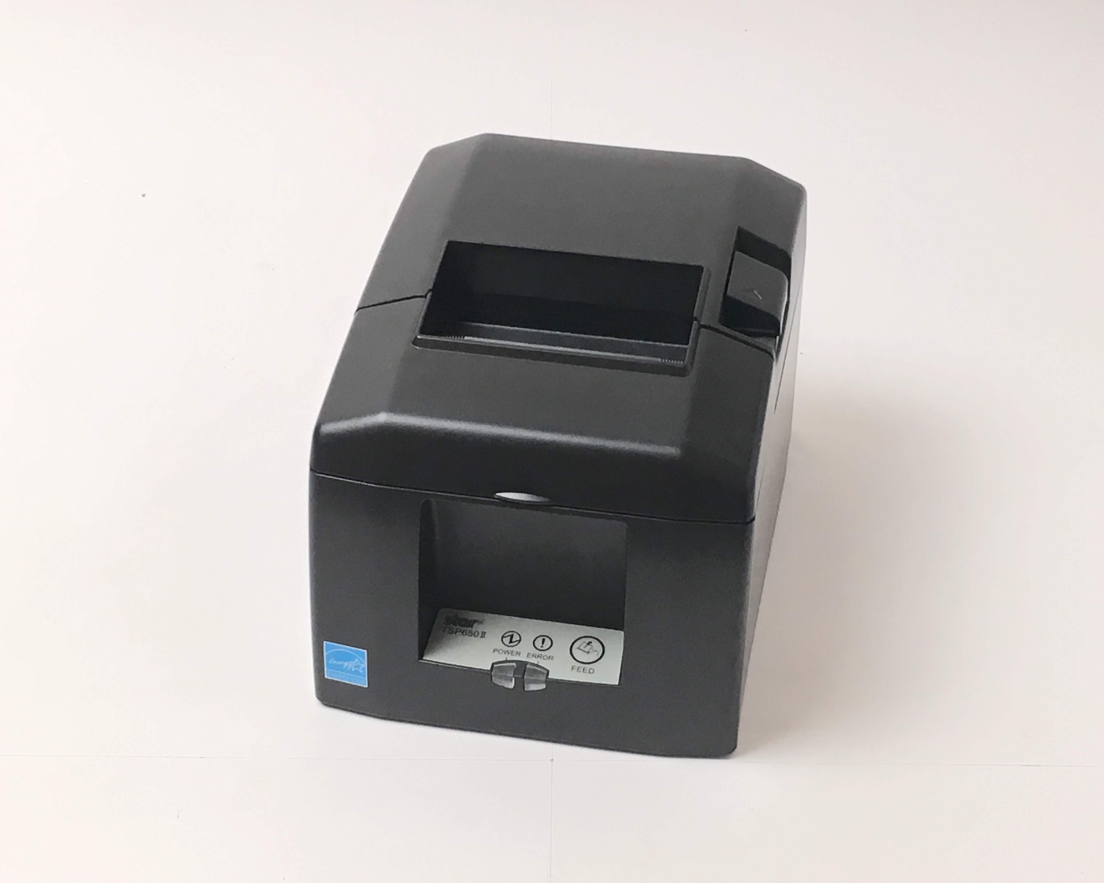 【優良中古】Starレシートプリンタ TSP654II(LAN/80mm)ブラック　メイン画像