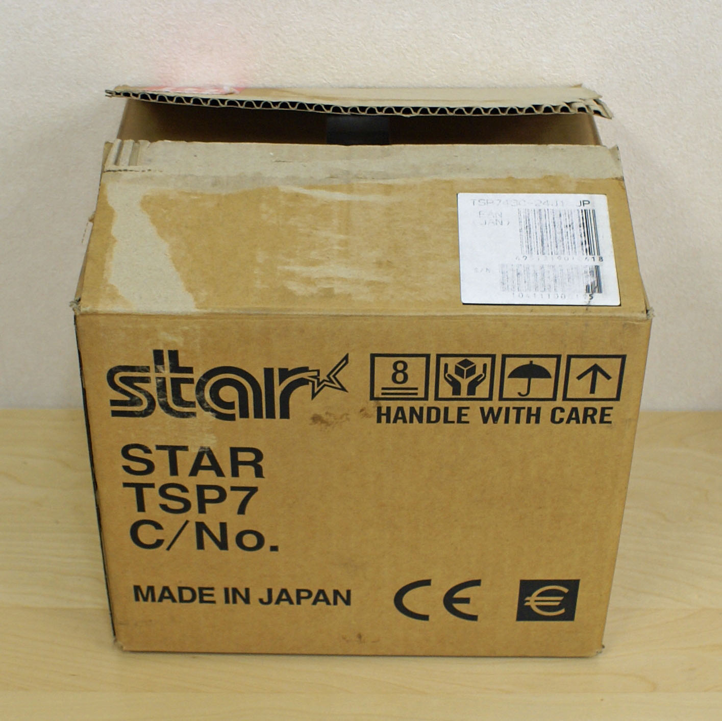 【優良中古】Star レシートプリンター　TSP743 (PRT)ホワイト(電源別売)