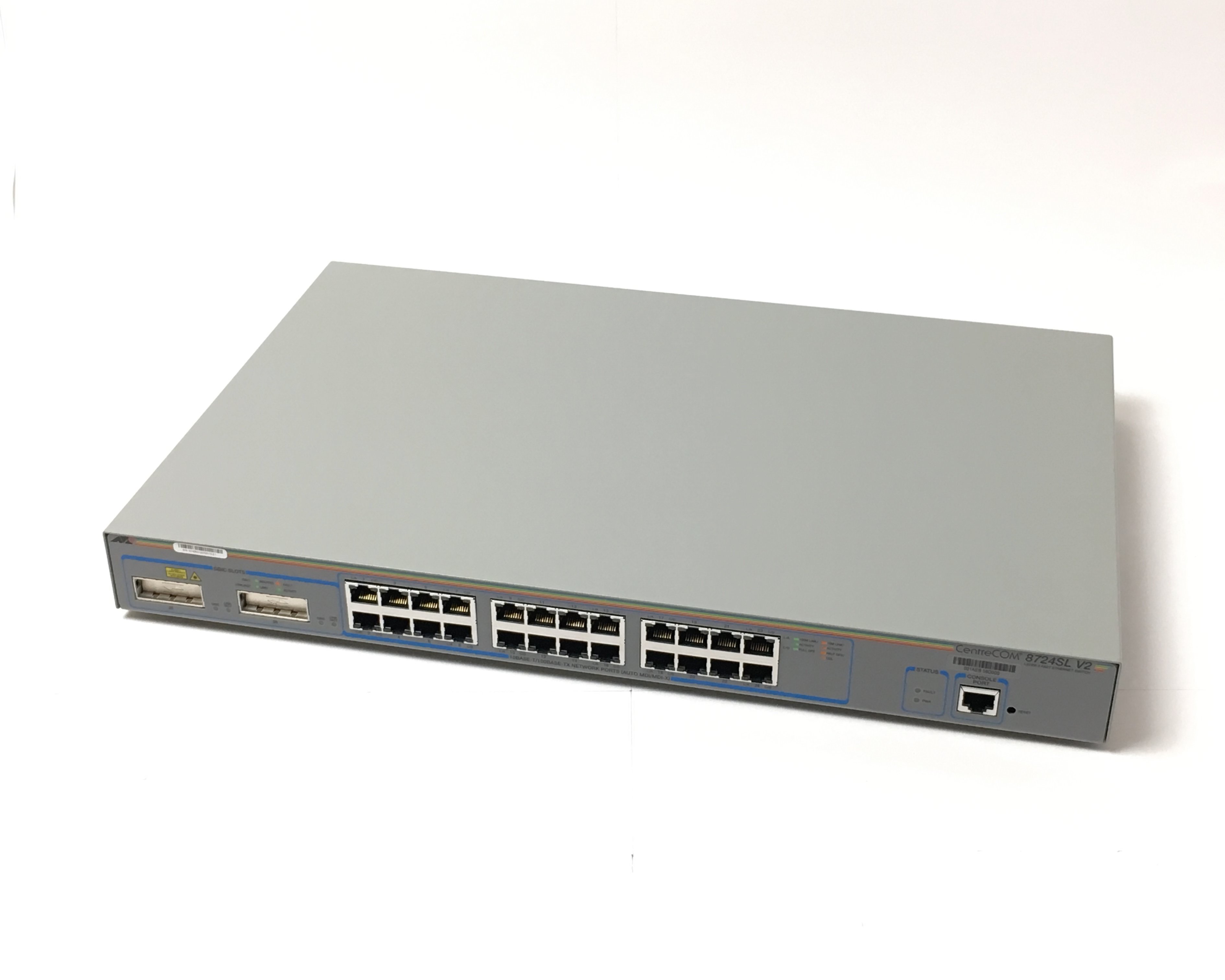 【中古品】アライドテレシス CentreCOM 8724SL V2 レイヤー3スイッチ 0135R　メイン画像