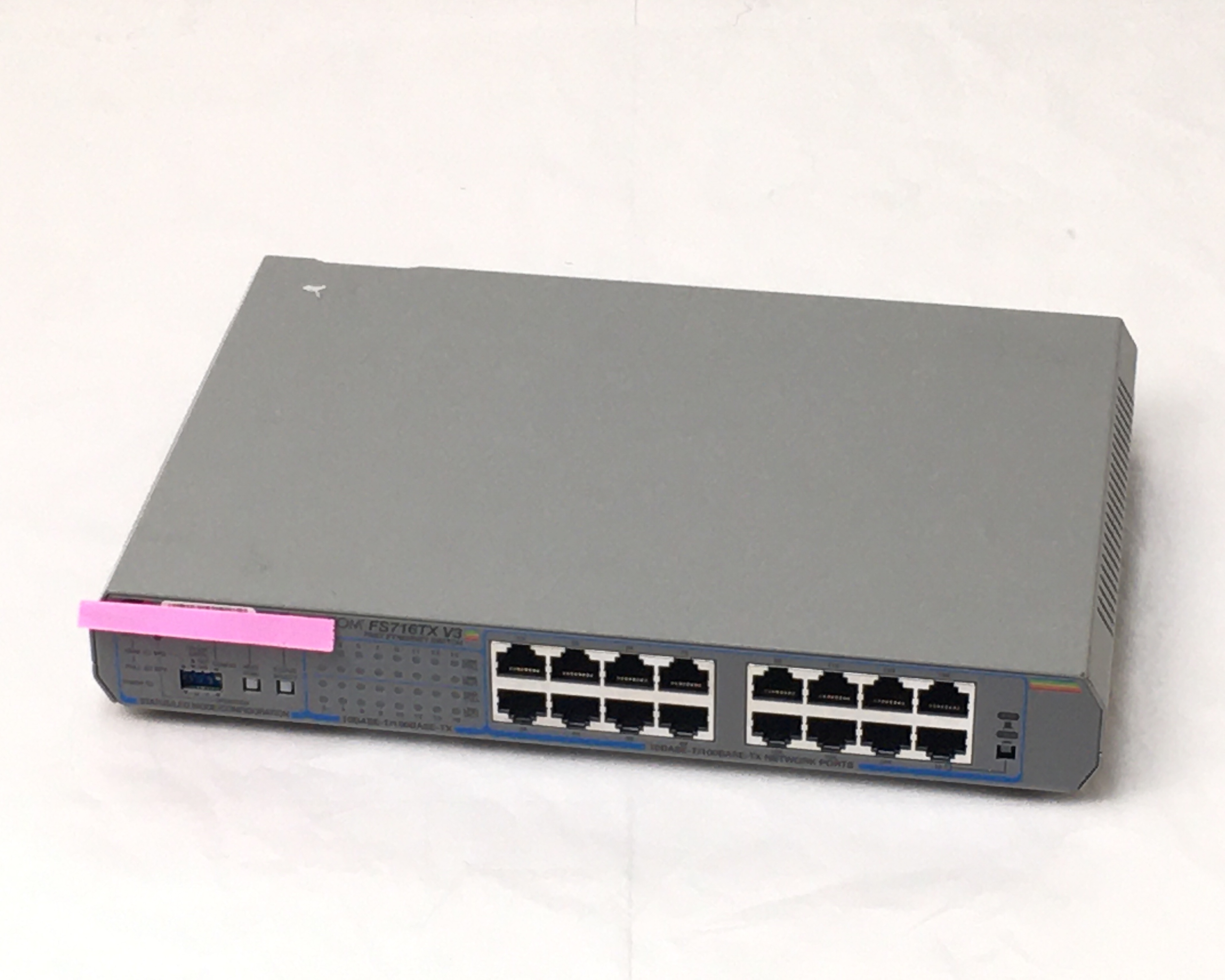 【中古】アライドテレシス CentreCOM FS716TX V3 レイヤー2スイッチ 0250R　メイン画像