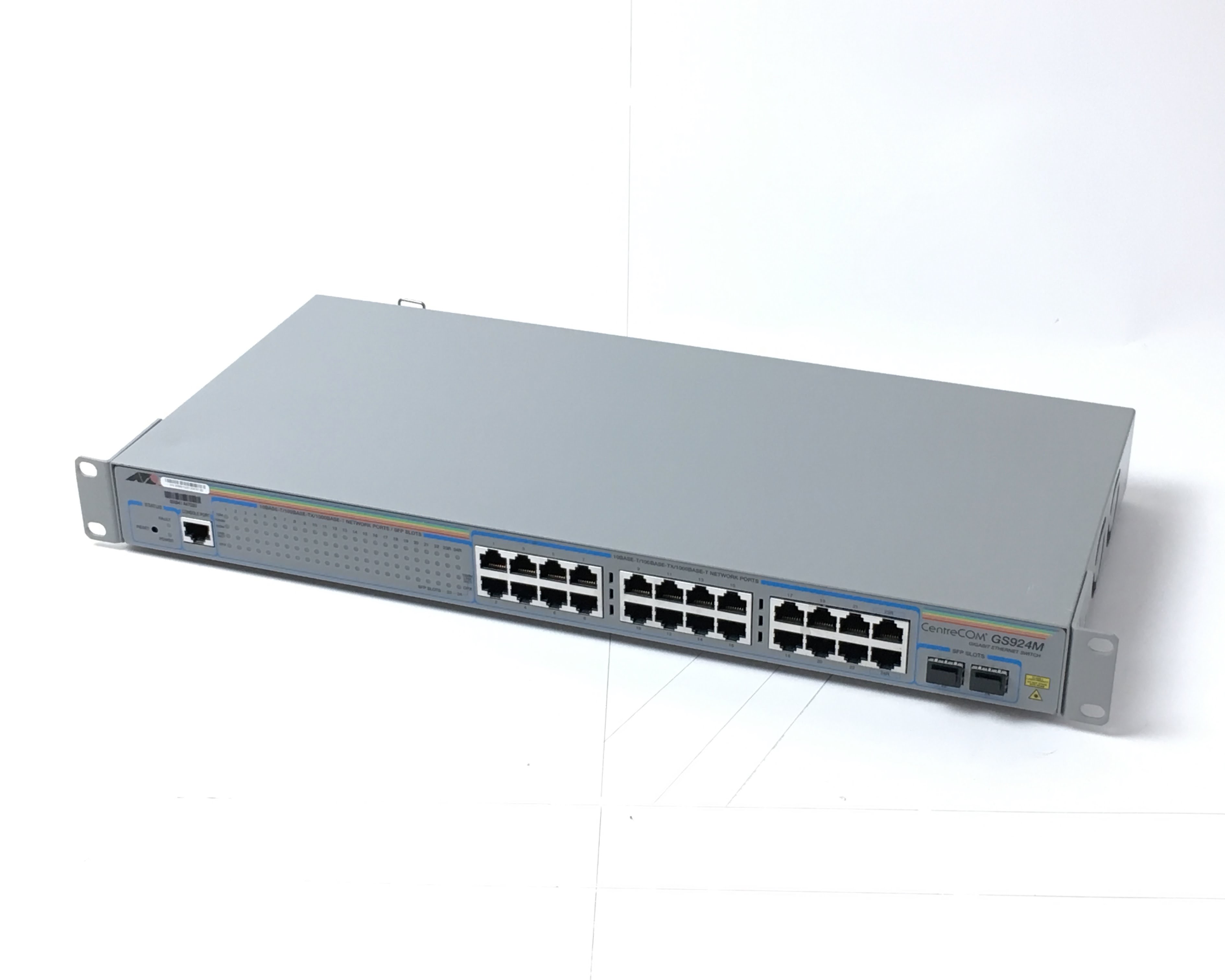 【中古】アライドテレシス CentreCOM GS924M ギガビットイーサネットスイッチ　メイン画像