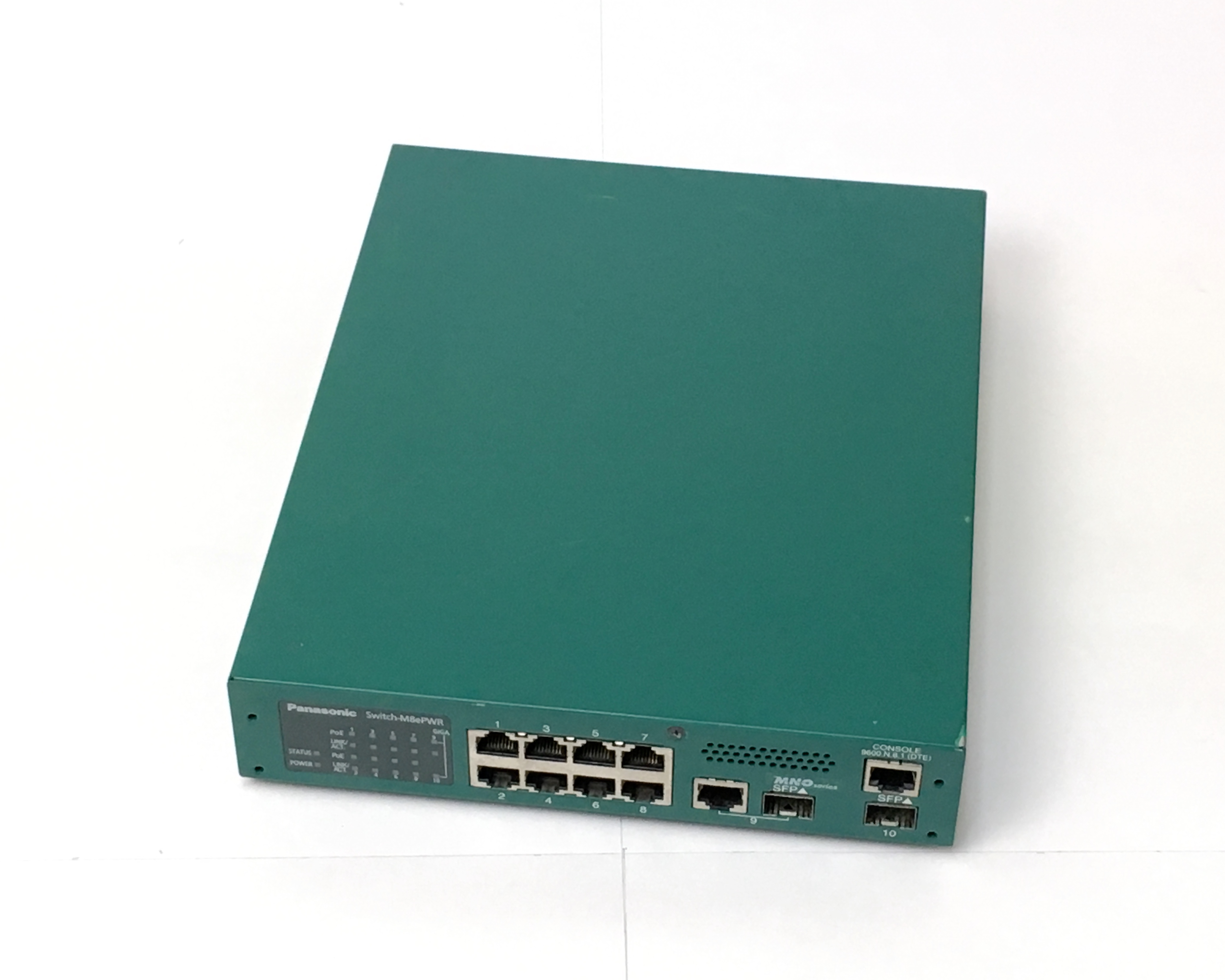 【中古】スイッチ PoE給電スイッチングハブ　Switch-M8ePWR PN27089　本体画像